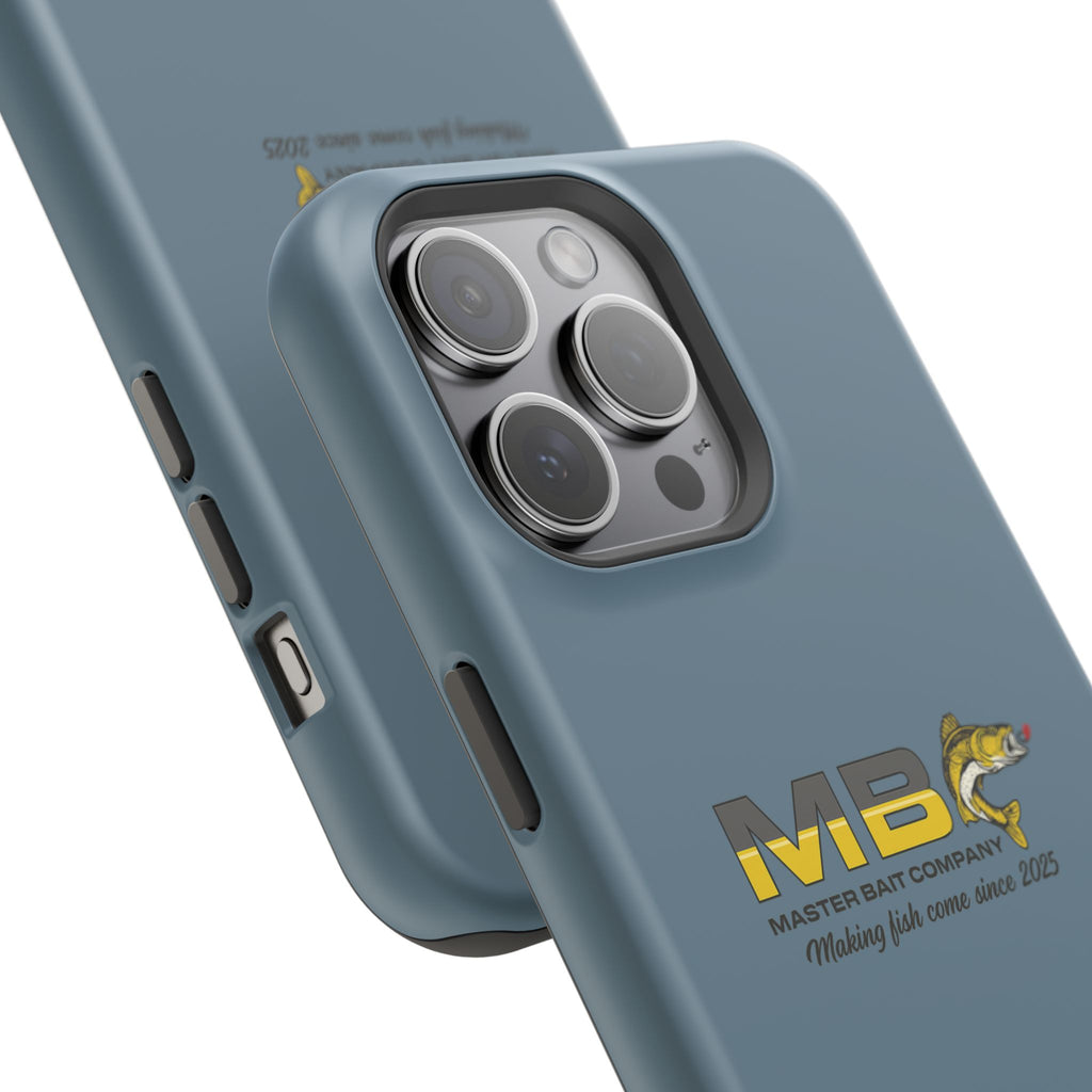Impact-Resistant Phone Case — MB Master Bait Company Logo (Fishing Theme)