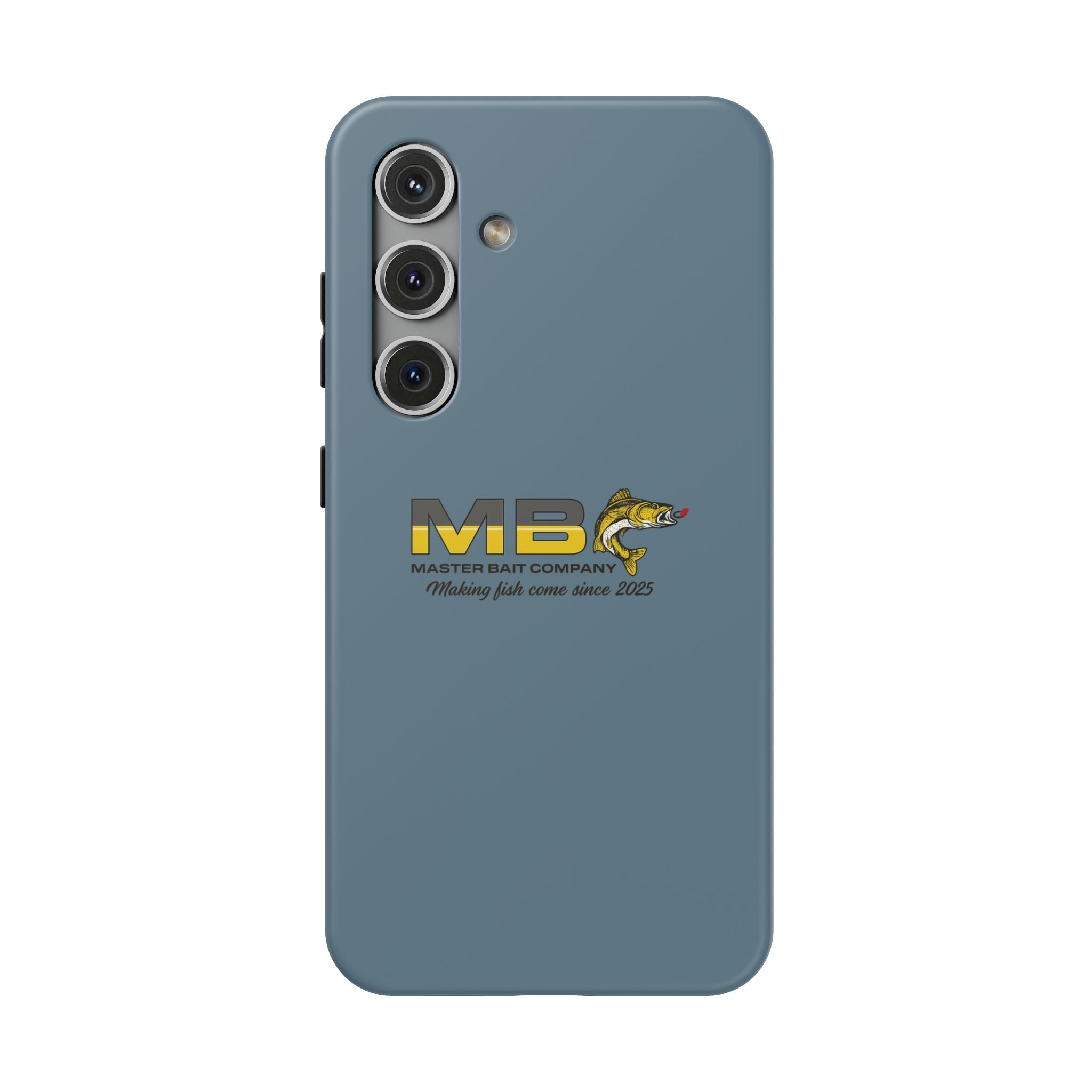 Impact-Resistant Phone Case — MB Master Bait Company Logo (Fishing Theme)