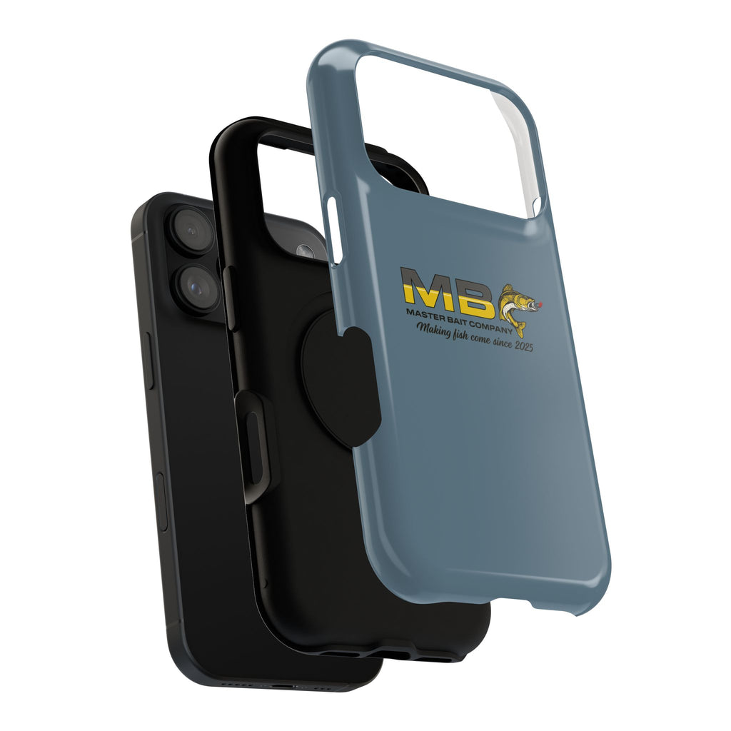 Impact-Resistant Phone Case — MB Master Bait Company Logo (Fishing Theme)