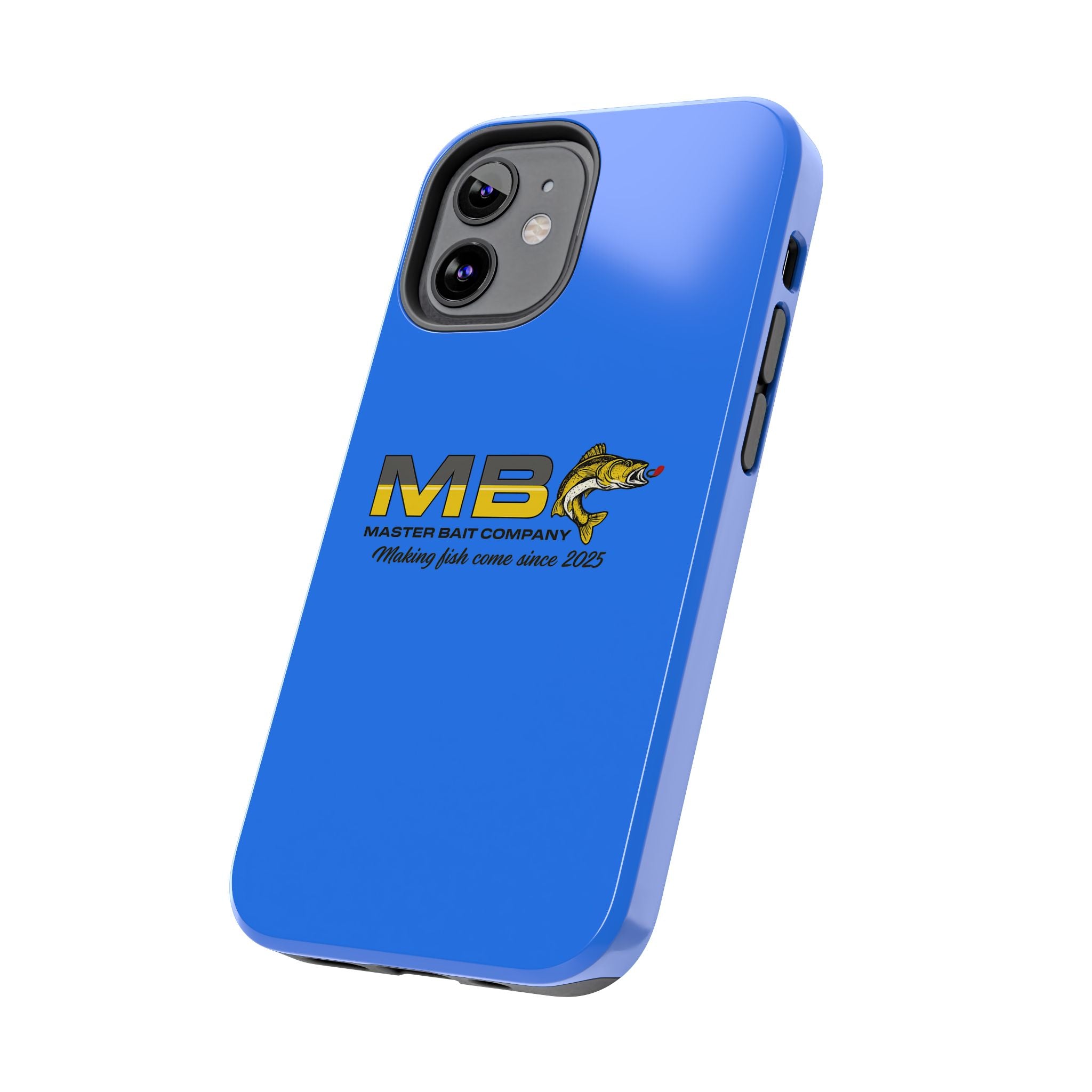 Tough Phone Case - Master Bait Co. Fishing Logo, 'Making Fish Come Since 2025'