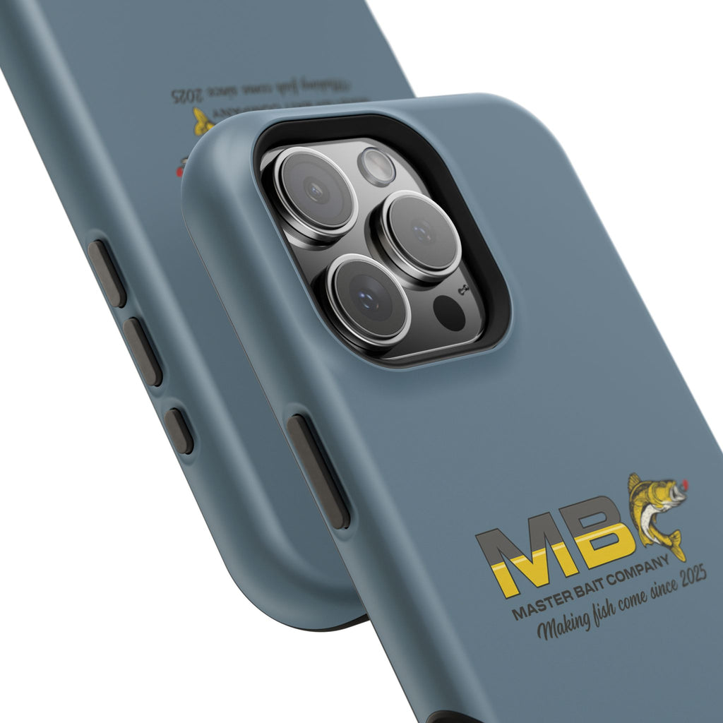 Impact-Resistant Phone Case — MB Master Bait Company Logo (Fishing Theme)