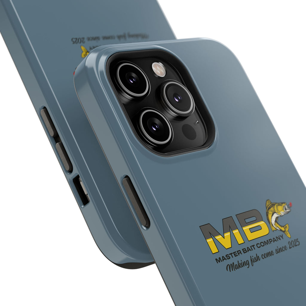Impact-Resistant Phone Case — MB Master Bait Company Logo (Fishing Theme)