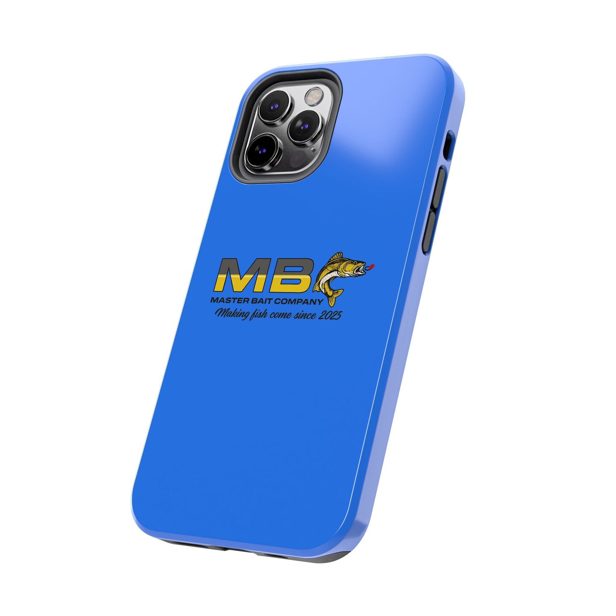 Tough Phone Case - Master Bait Co. Fishing Logo, 'Making Fish Come Since 2025'