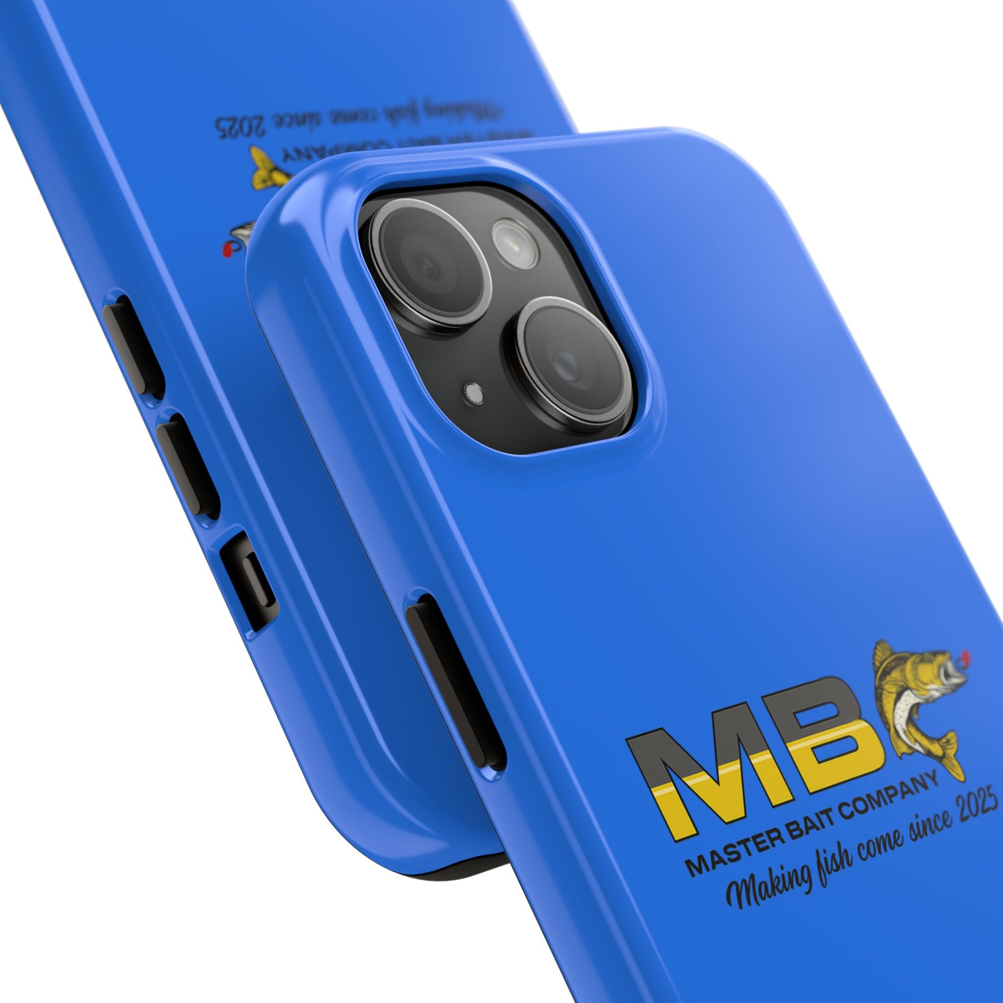 Tough Phone Case - Master Bait Co. Fishing Logo, 'Making Fish Come Since 2025'
