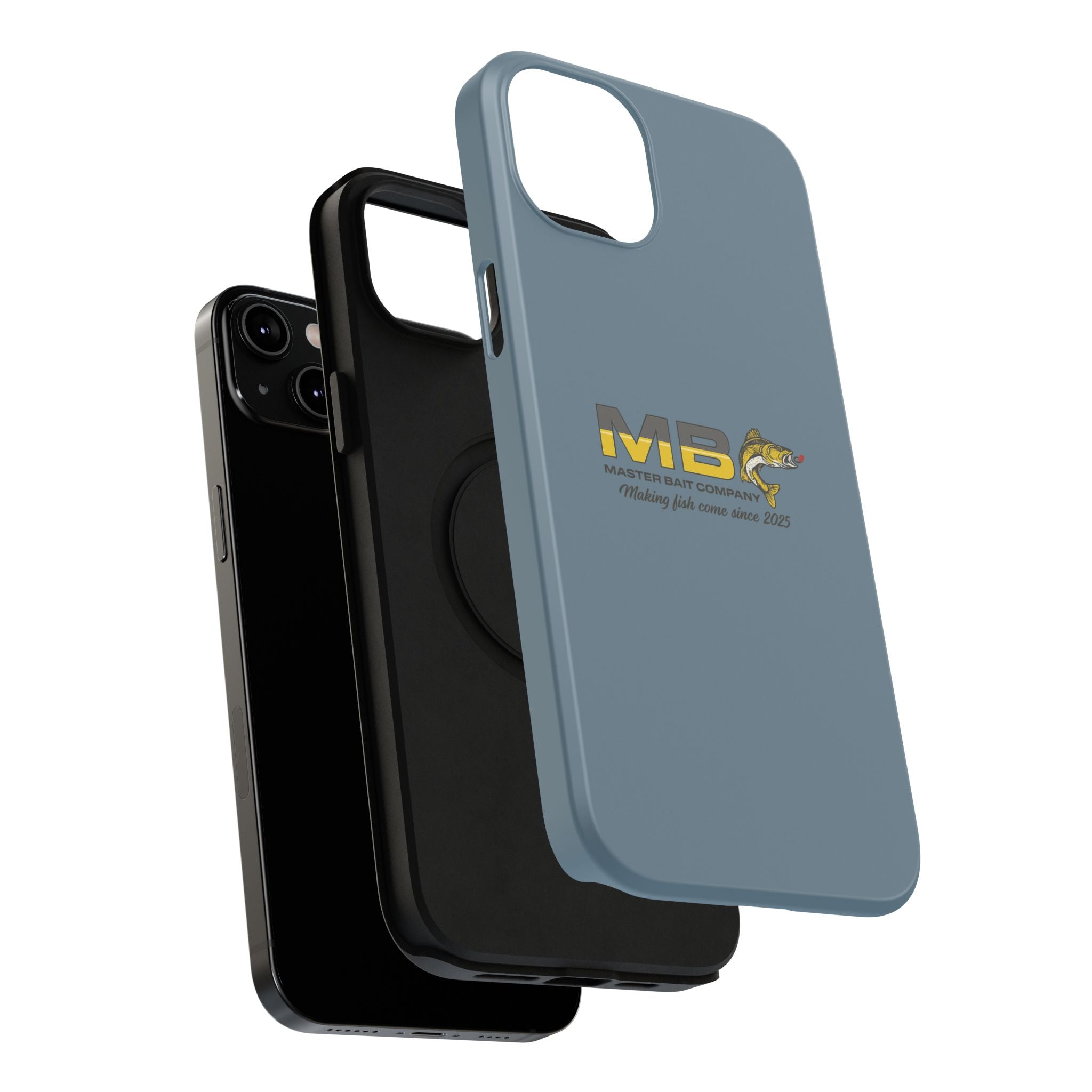 Impact-Resistant Phone Case — MB Master Bait Company Logo (Fishing Theme)