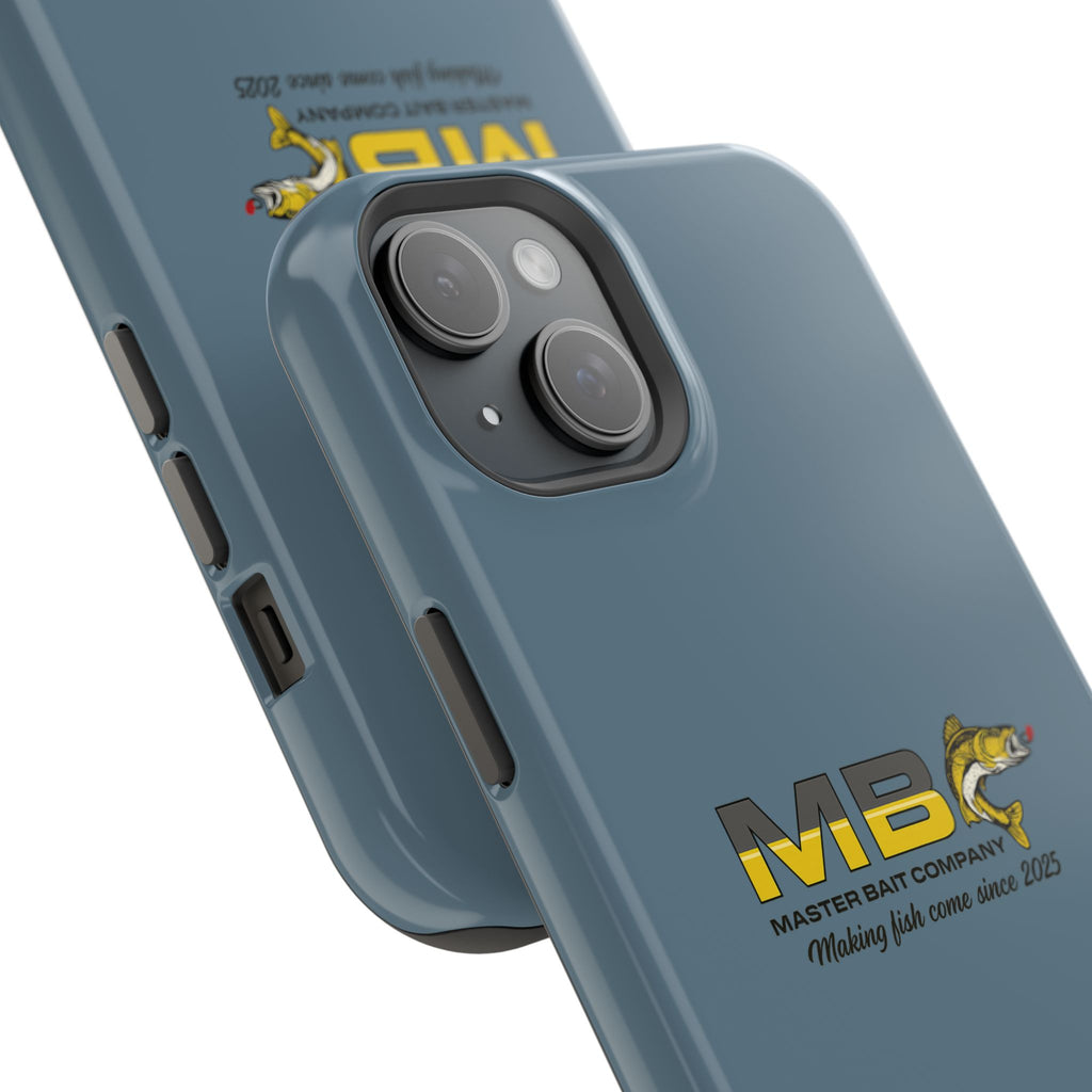 Impact-Resistant Phone Case — MB Master Bait Company Logo (Fishing Theme)