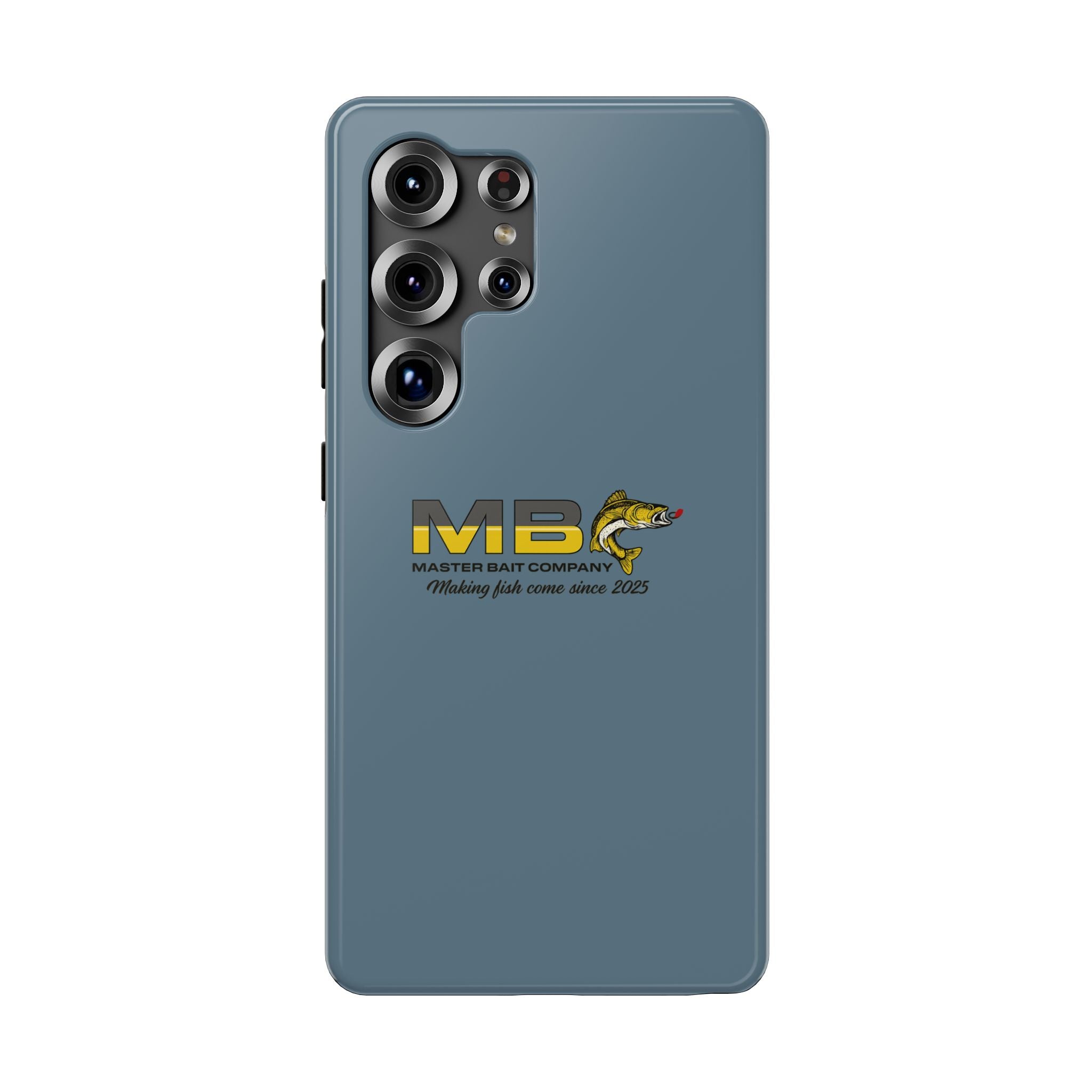Impact-Resistant Phone Case — MB Master Bait Company Logo (Fishing Theme)