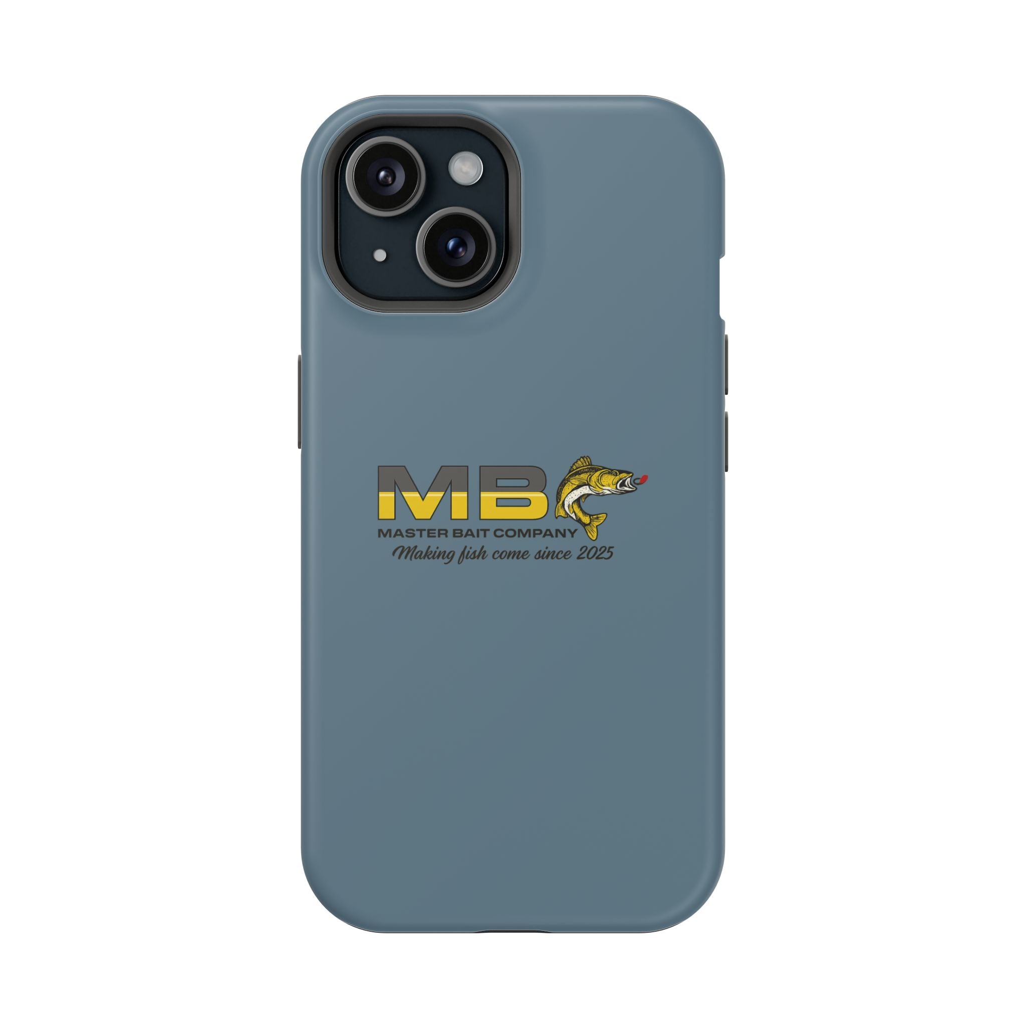 Impact-Resistant Phone Case — MB Master Bait Company Logo (Fishing Theme)