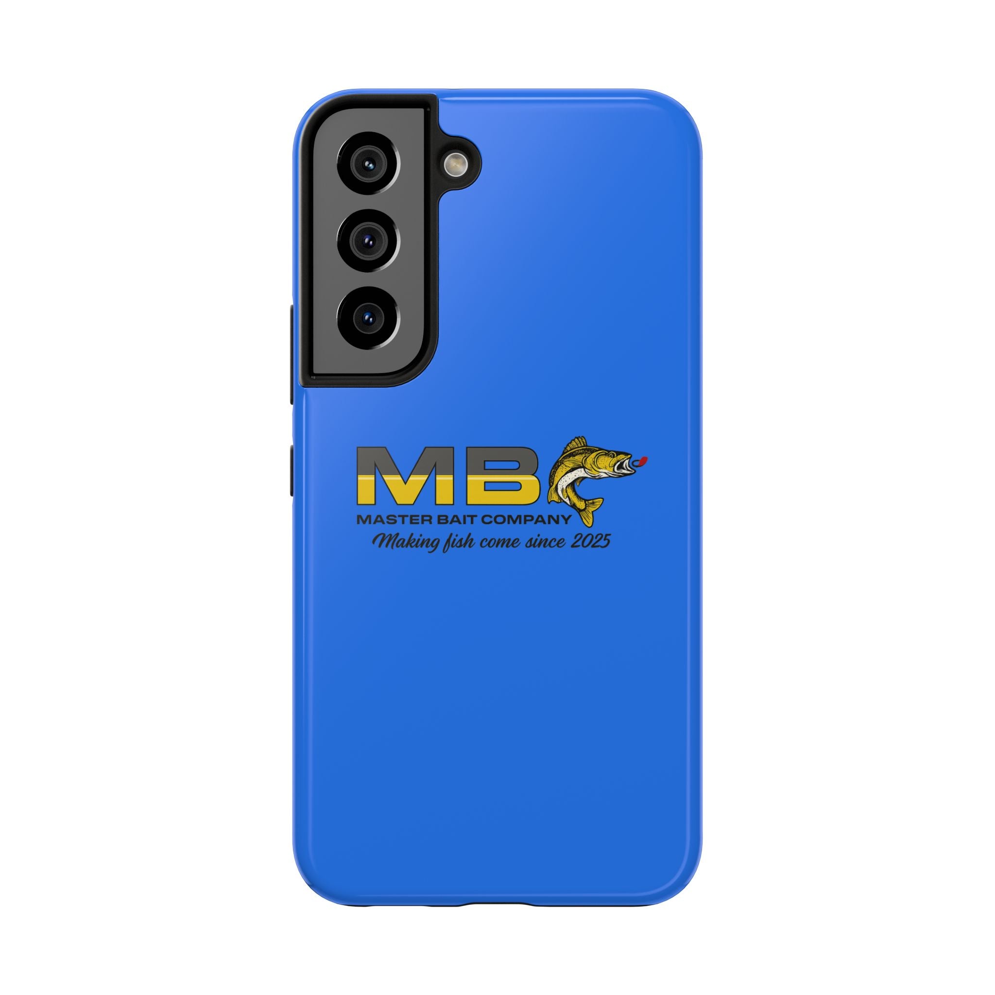 Tough Phone Case - Master Bait Co. Fishing Logo, 'Making Fish Come Since 2025'
