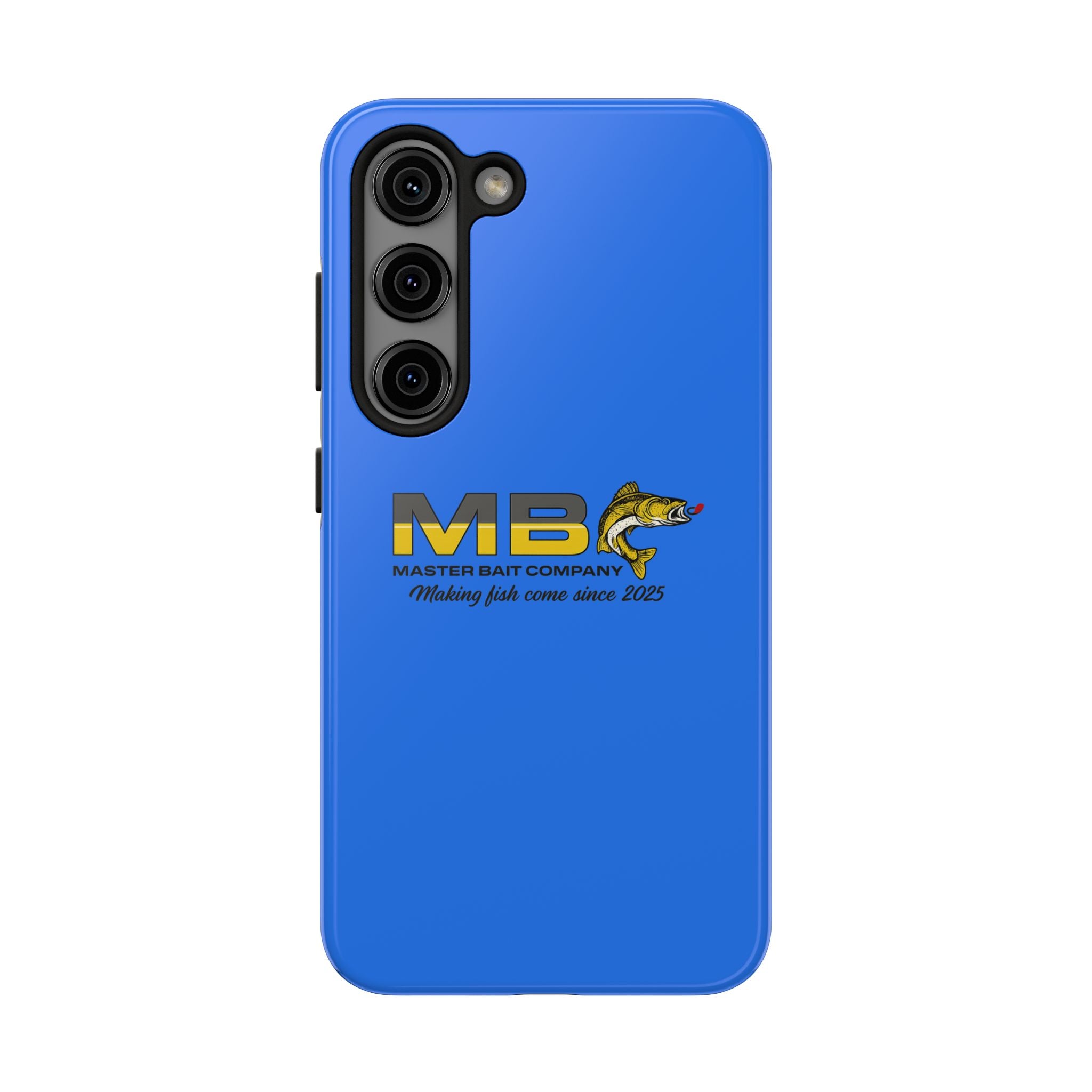Tough Phone Case - Master Bait Co. Fishing Logo, 'Making Fish Come Since 2025'