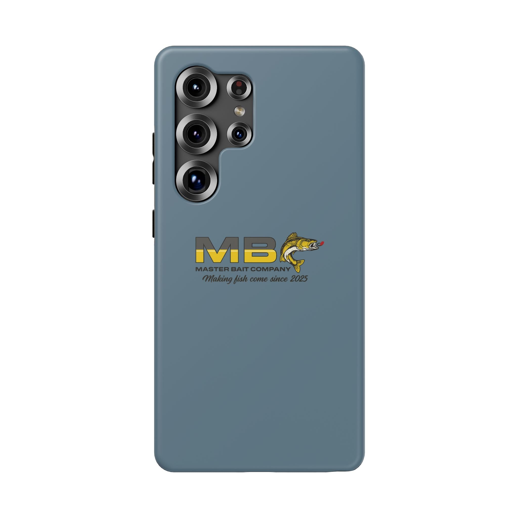 Impact-Resistant Phone Case — MB Master Bait Company Logo (Fishing Theme)