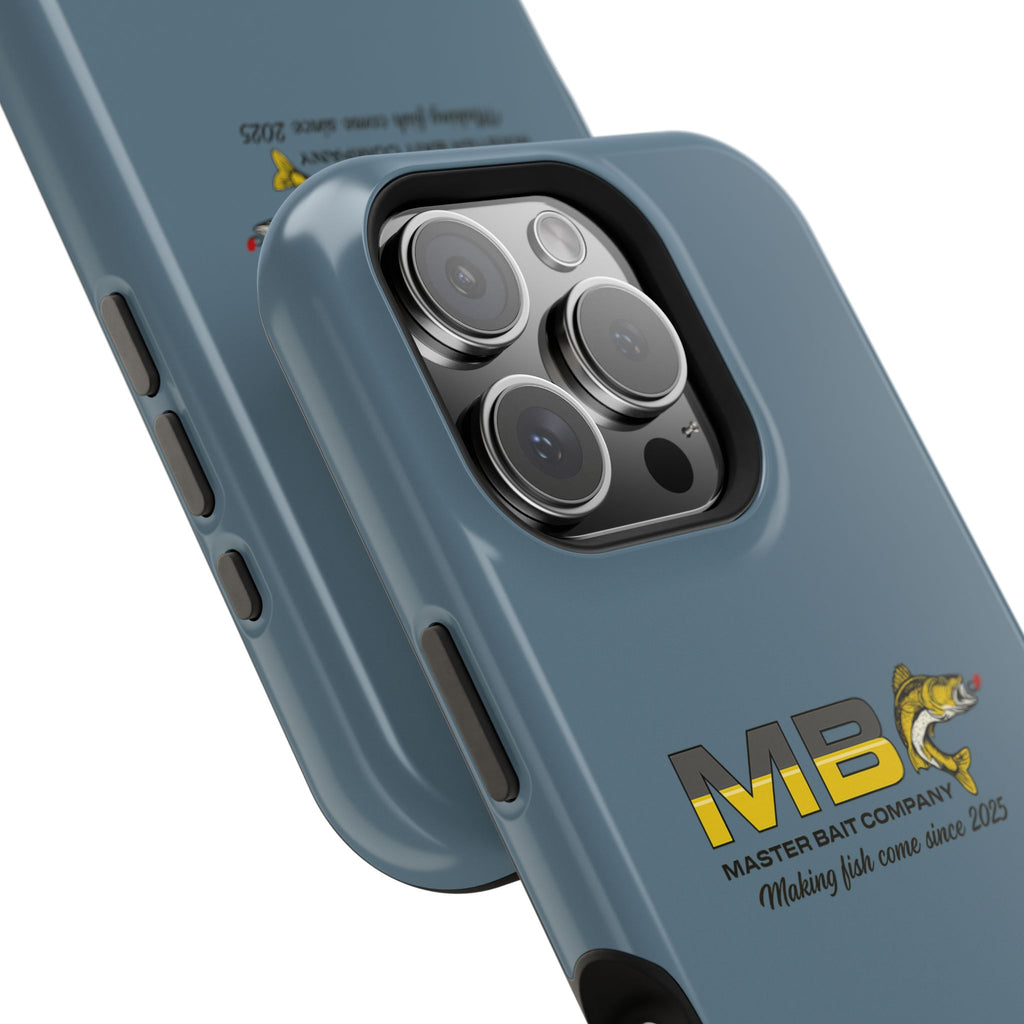 Impact-Resistant Phone Case — MB Master Bait Company Logo (Fishing Theme)