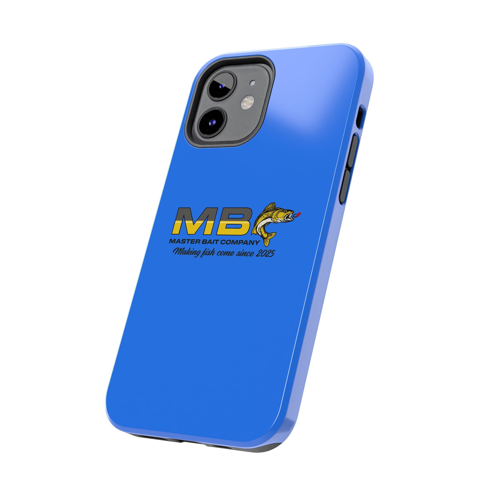 Tough Phone Case - Master Bait Co. Fishing Logo, 'Making Fish Come Since 2025'
