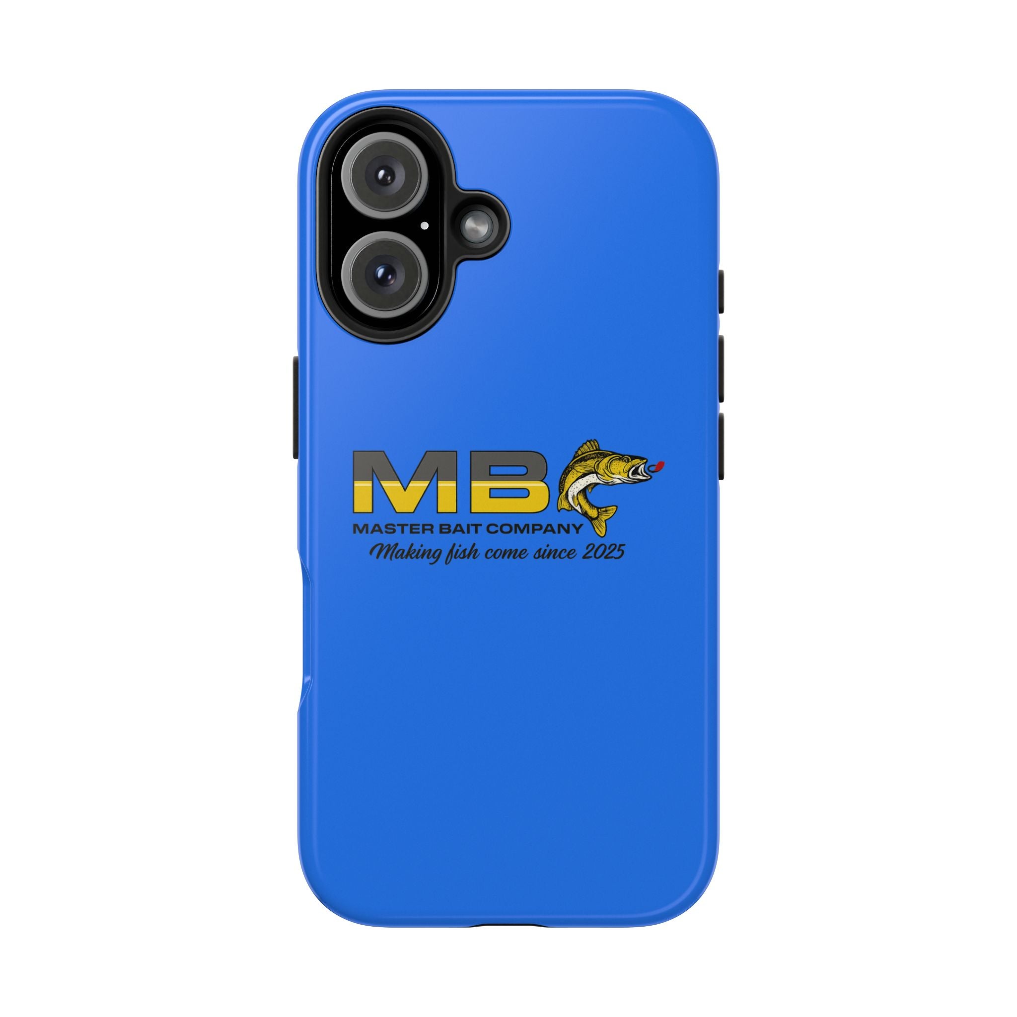 Tough Phone Case - Master Bait Co. Fishing Logo, 'Making Fish Come Since 2025'