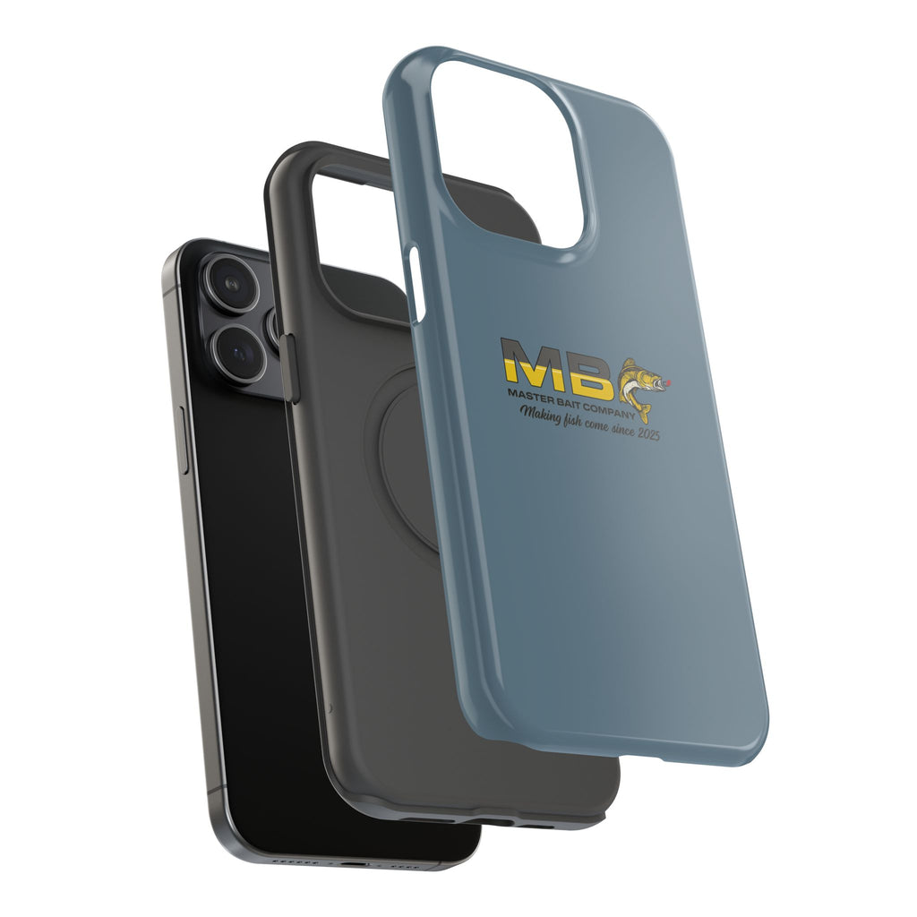 Impact-Resistant Phone Case — MB Master Bait Company Logo (Fishing Theme)