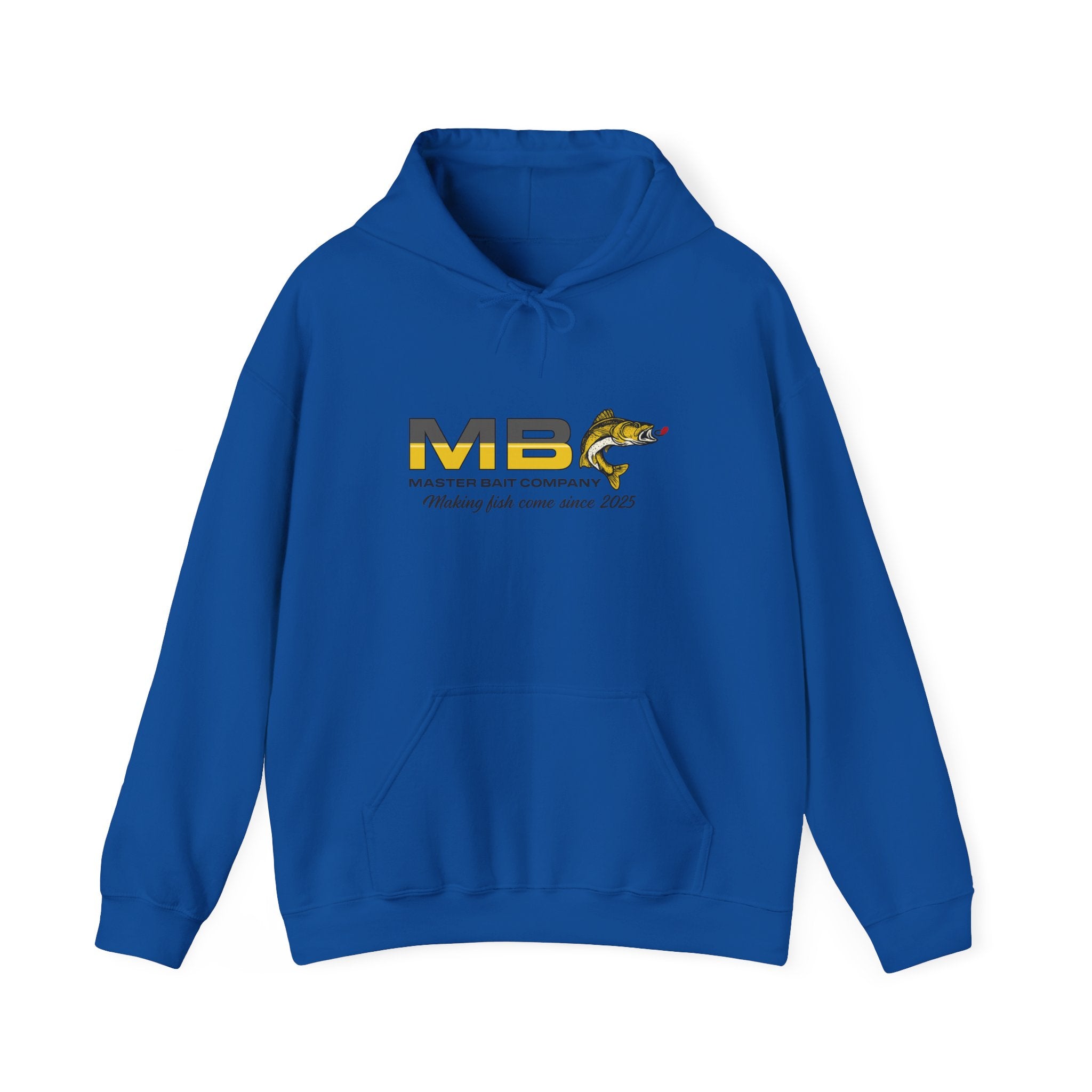 Master Bait Company Fishing Hoodie - ‘‘Making Fish Come Since 2025’’ Crew Hooded Sweatshirt