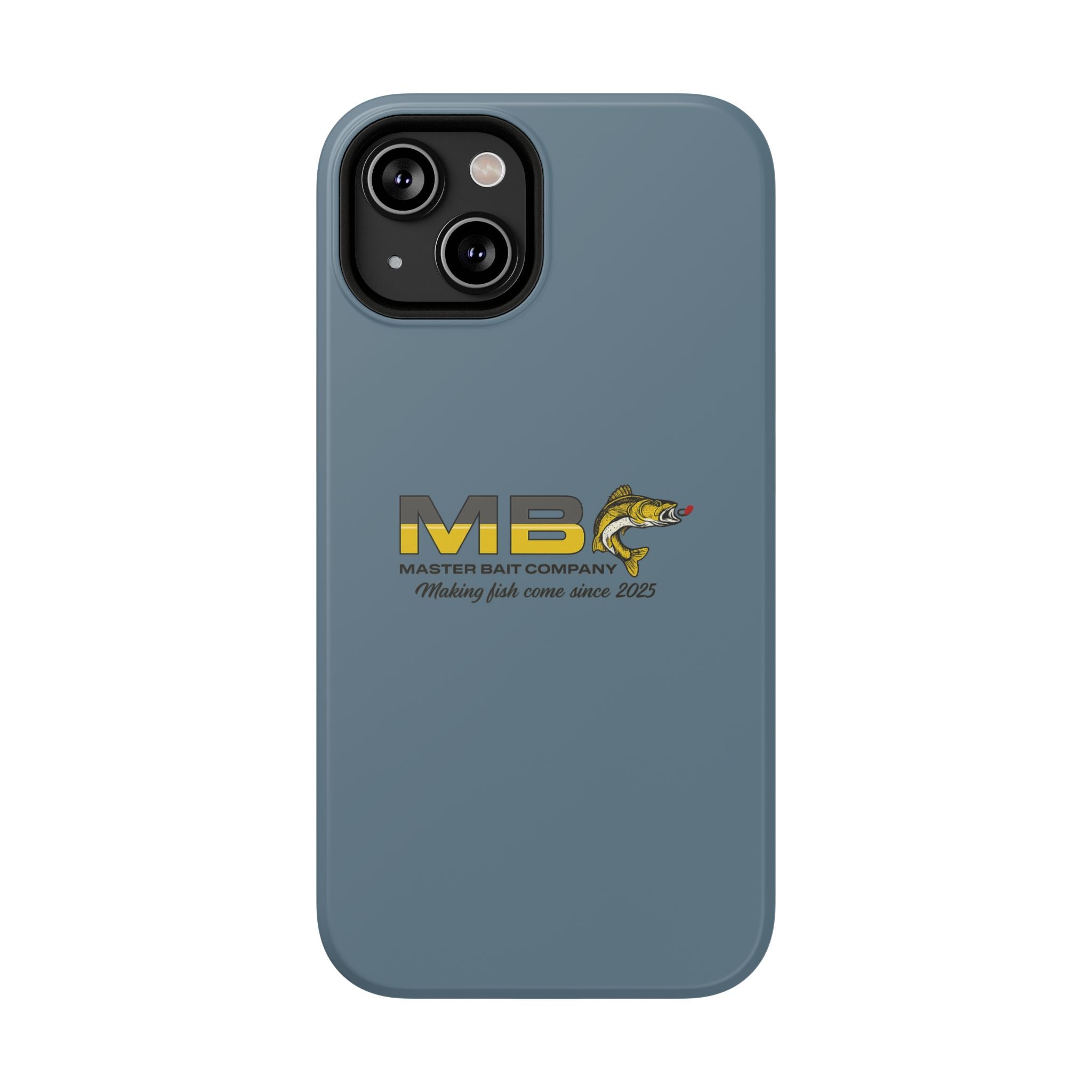 Impact-Resistant Phone Case — MB Master Bait Company Logo (Fishing Theme)