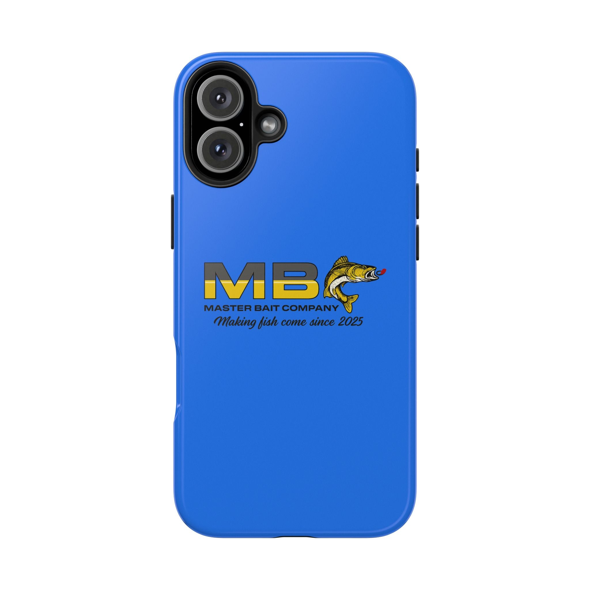 Tough Phone Case - Master Bait Co. Fishing Logo, 'Making Fish Come Since 2025'