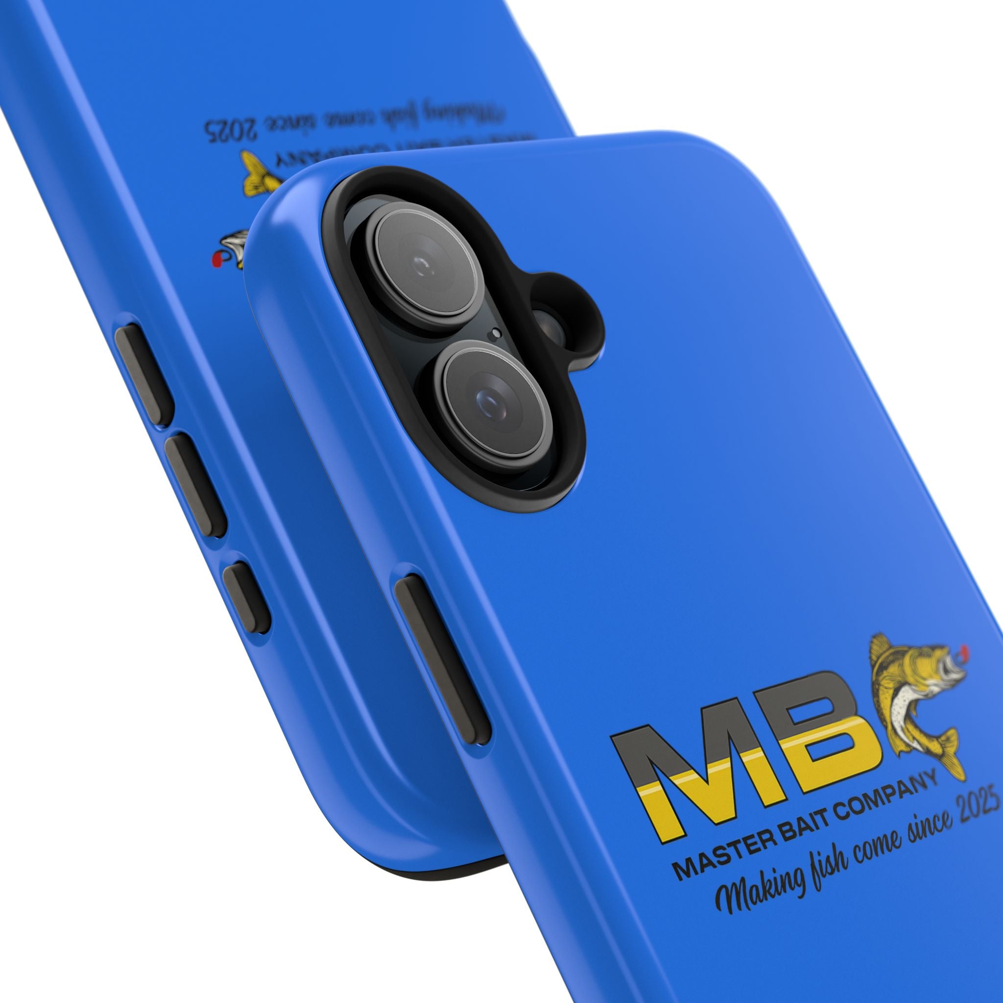 Tough Phone Case - Master Bait Co. Fishing Logo, 'Making Fish Come Since 2025'