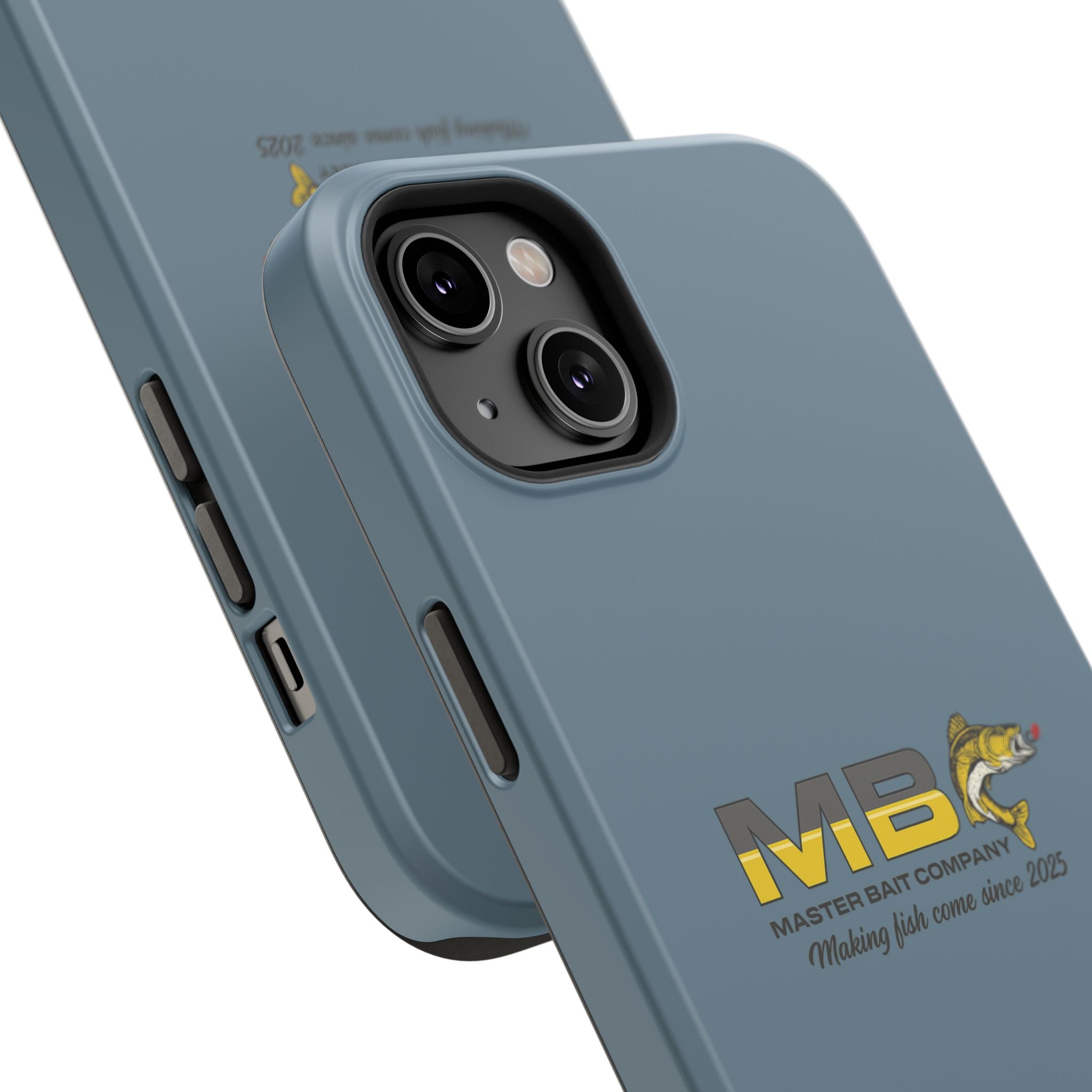 Impact-Resistant Phone Case — MB Master Bait Company Logo (Fishing Theme)