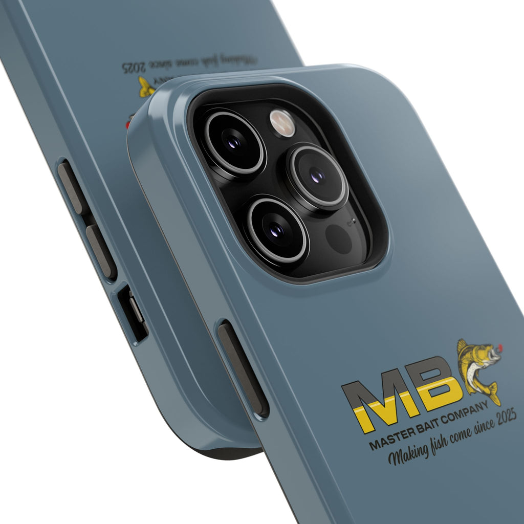 Impact-Resistant Phone Case — MB Master Bait Company Logo (Fishing Theme)