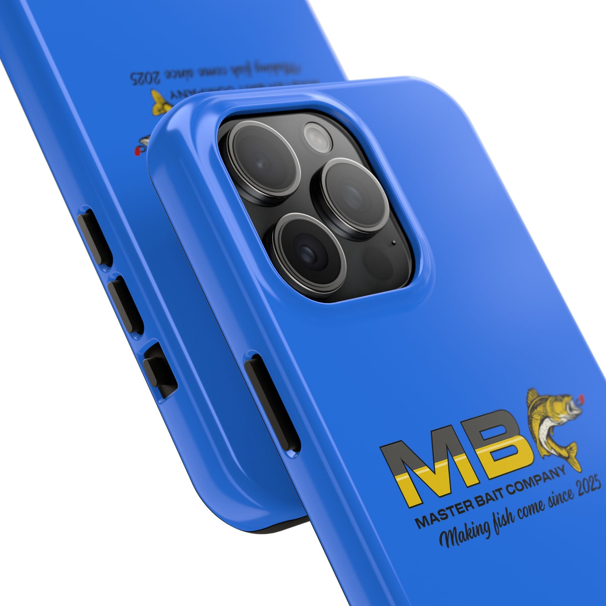 Tough Phone Case - Master Bait Co. Fishing Logo, 'Making Fish Come Since 2025'