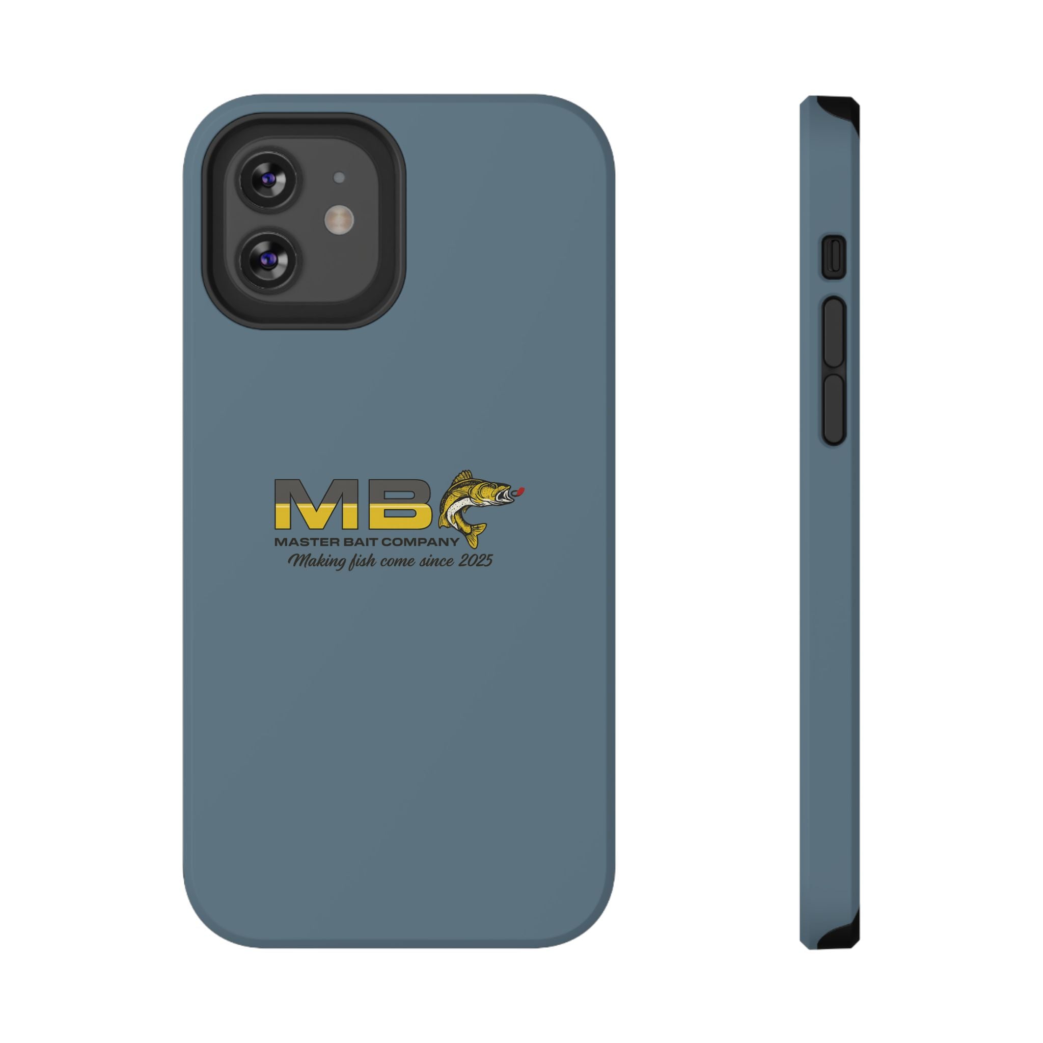 Impact-Resistant Phone Case — MB Master Bait Company Logo (Fishing Theme)