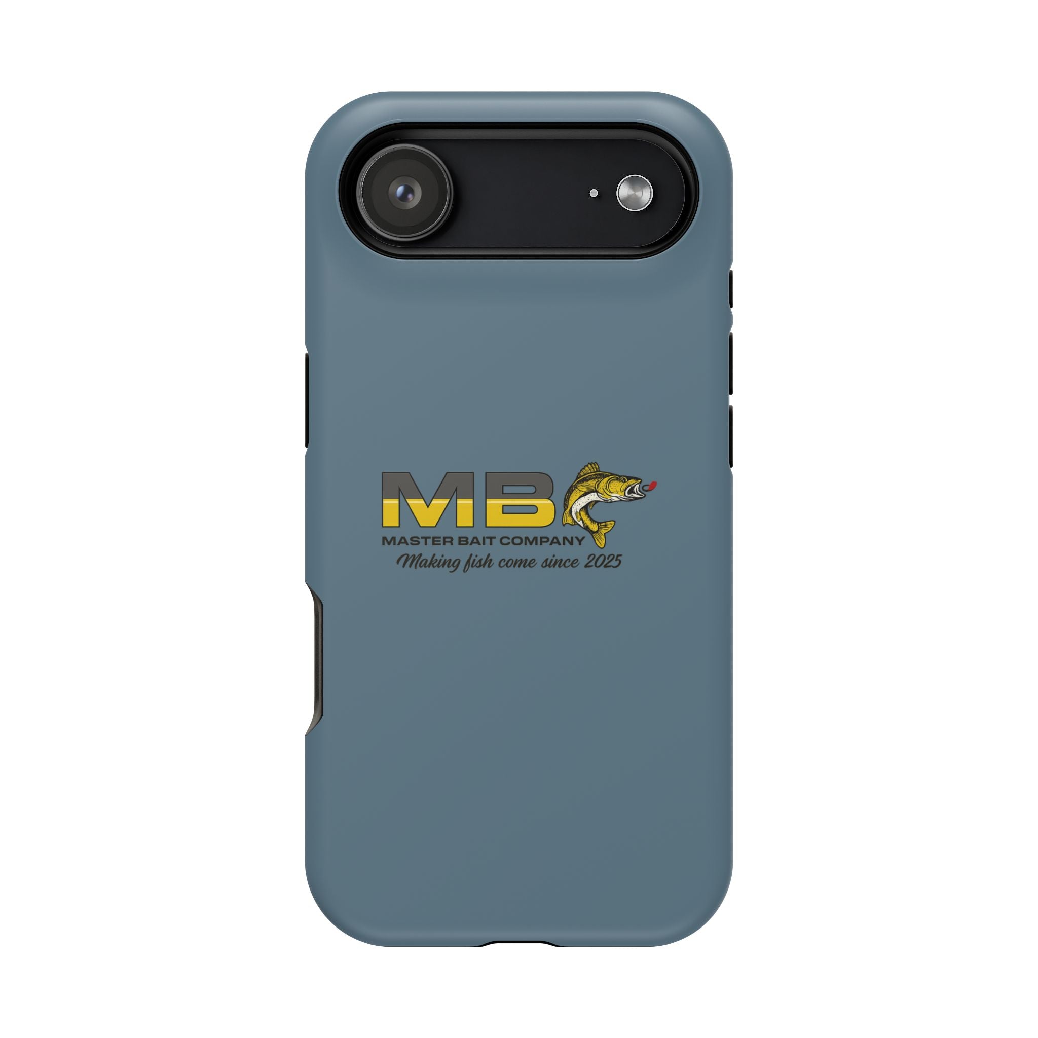 Impact-Resistant Phone Case — MB Master Bait Company Logo (Fishing Theme)