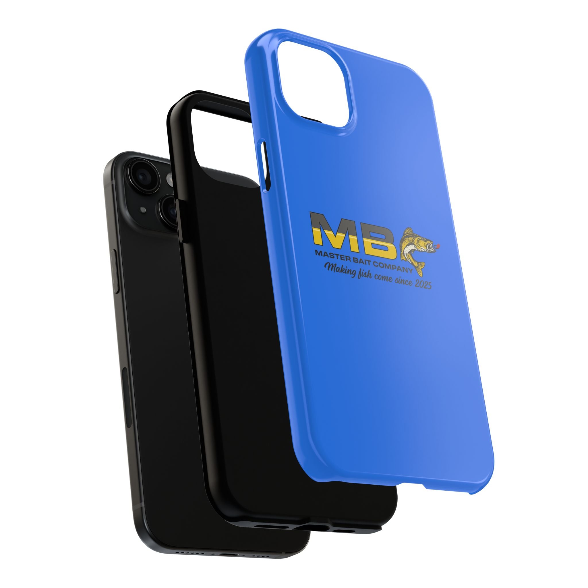 Tough Phone Case - Master Bait Co. Fishing Logo, 'Making Fish Come Since 2025'