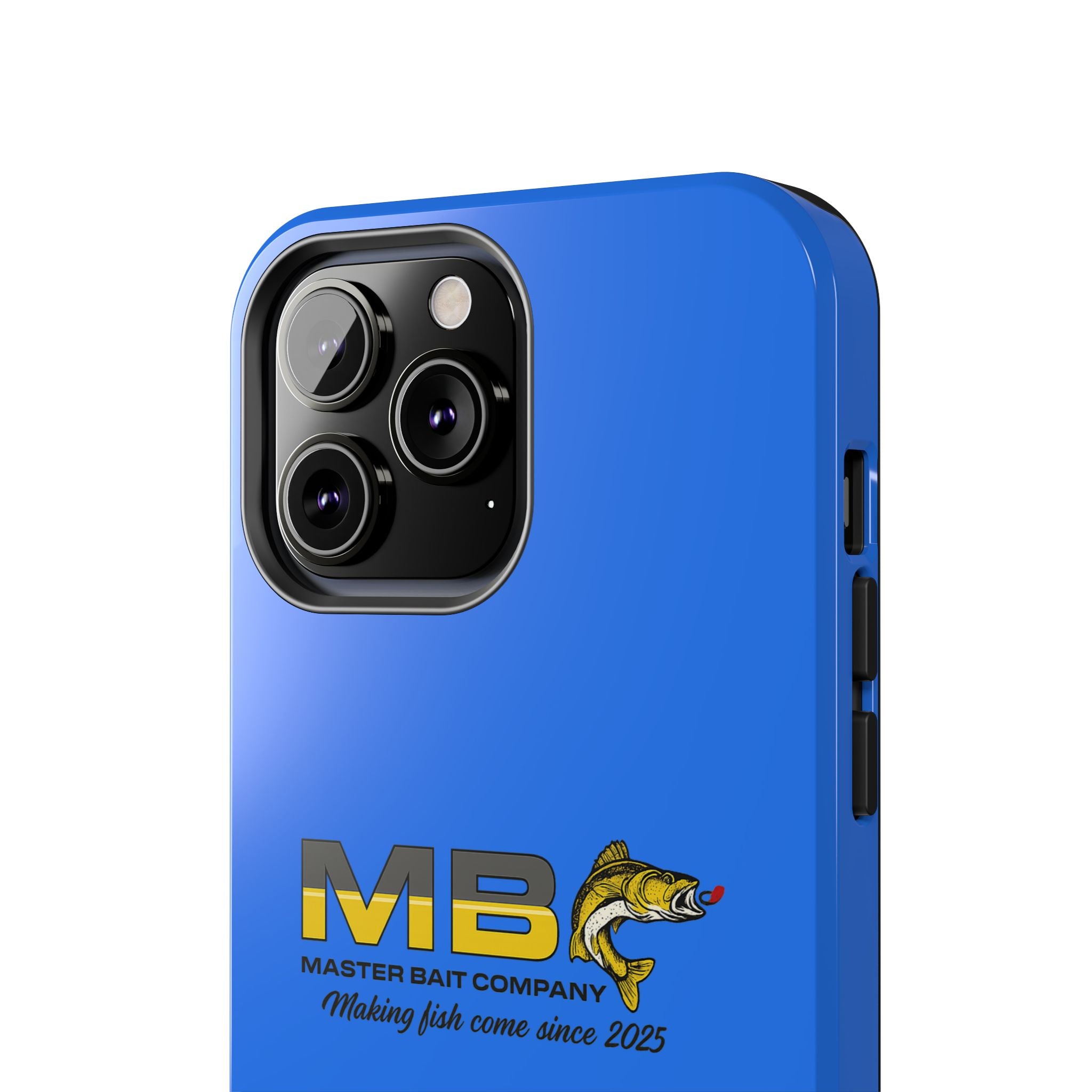 Tough Phone Case - Master Bait Co. Fishing Logo, 'Making Fish Come Since 2025'
