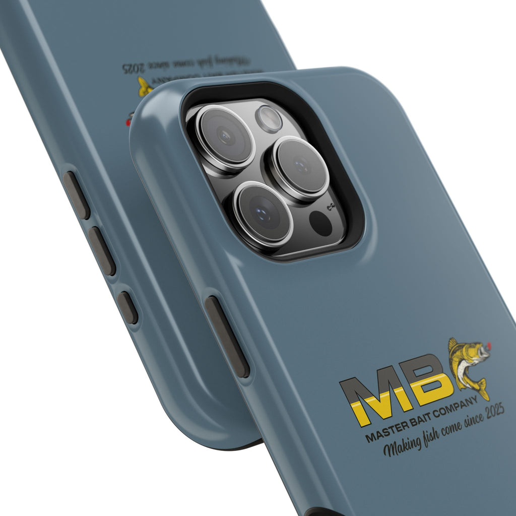 Impact-Resistant Phone Case — MB Master Bait Company Logo (Fishing Theme)
