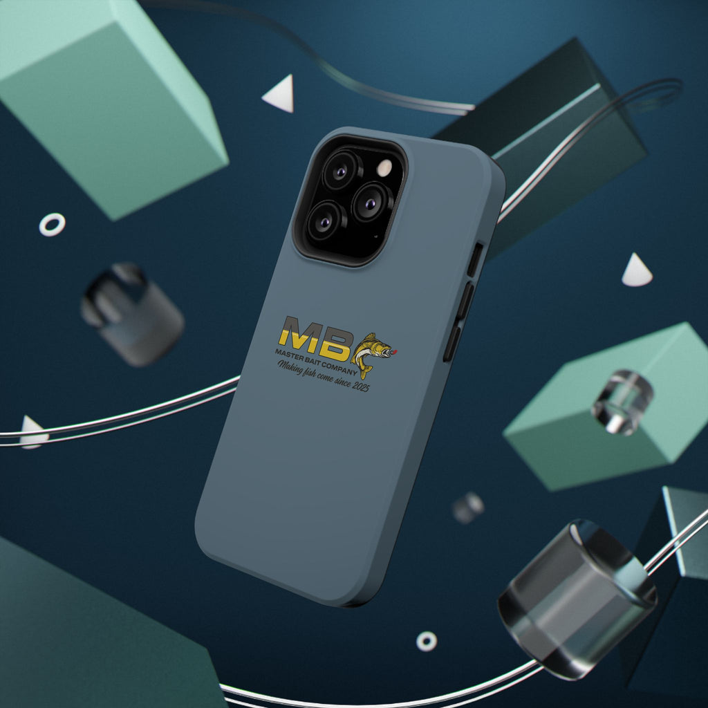 Impact-Resistant Phone Case — MB Master Bait Company Logo (Fishing Theme)