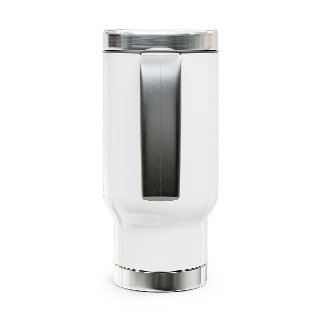 Travel Mug — Master Bait Company Logo 14oz Stainless Steel Coffee Tumbler with Handle