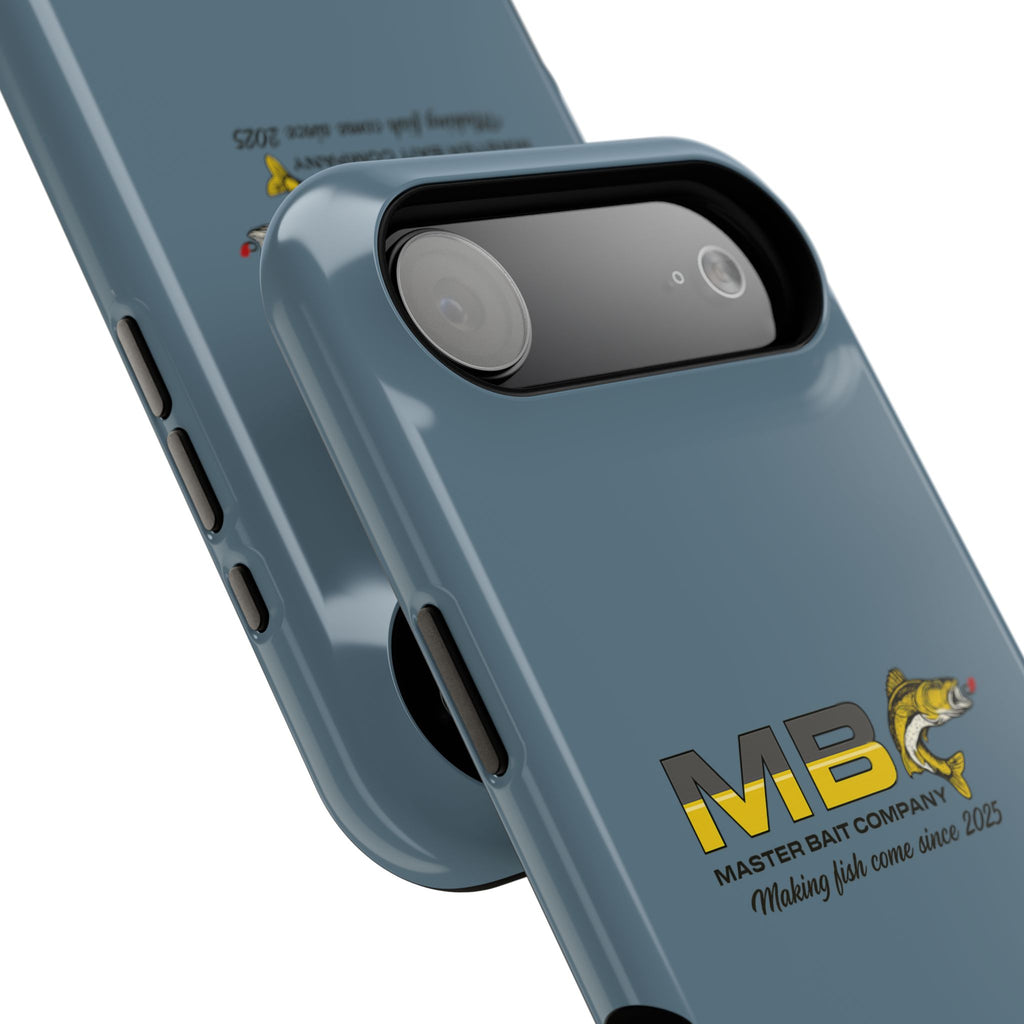 Impact-Resistant Phone Case — MB Master Bait Company Logo (Fishing Theme)