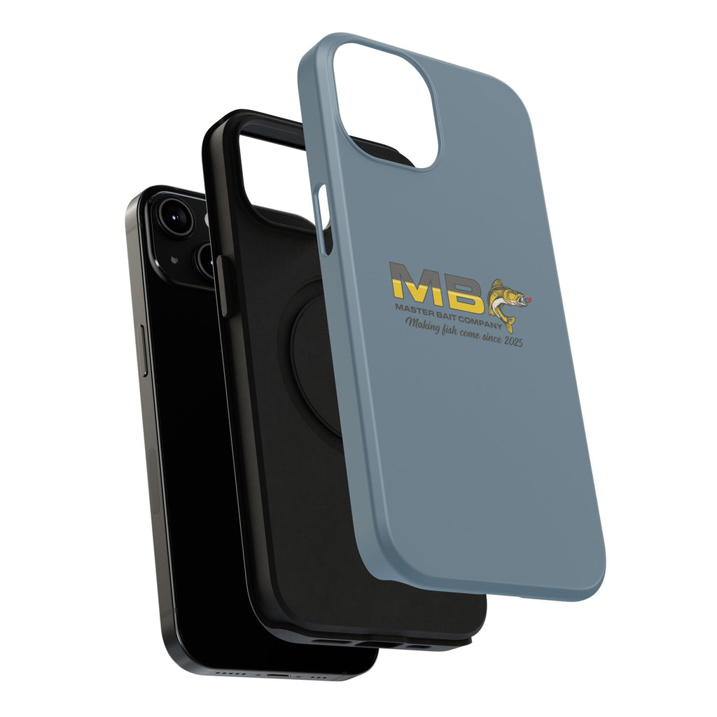 Impact-Resistant Phone Case — MB Master Bait Company Logo (Fishing Theme)
