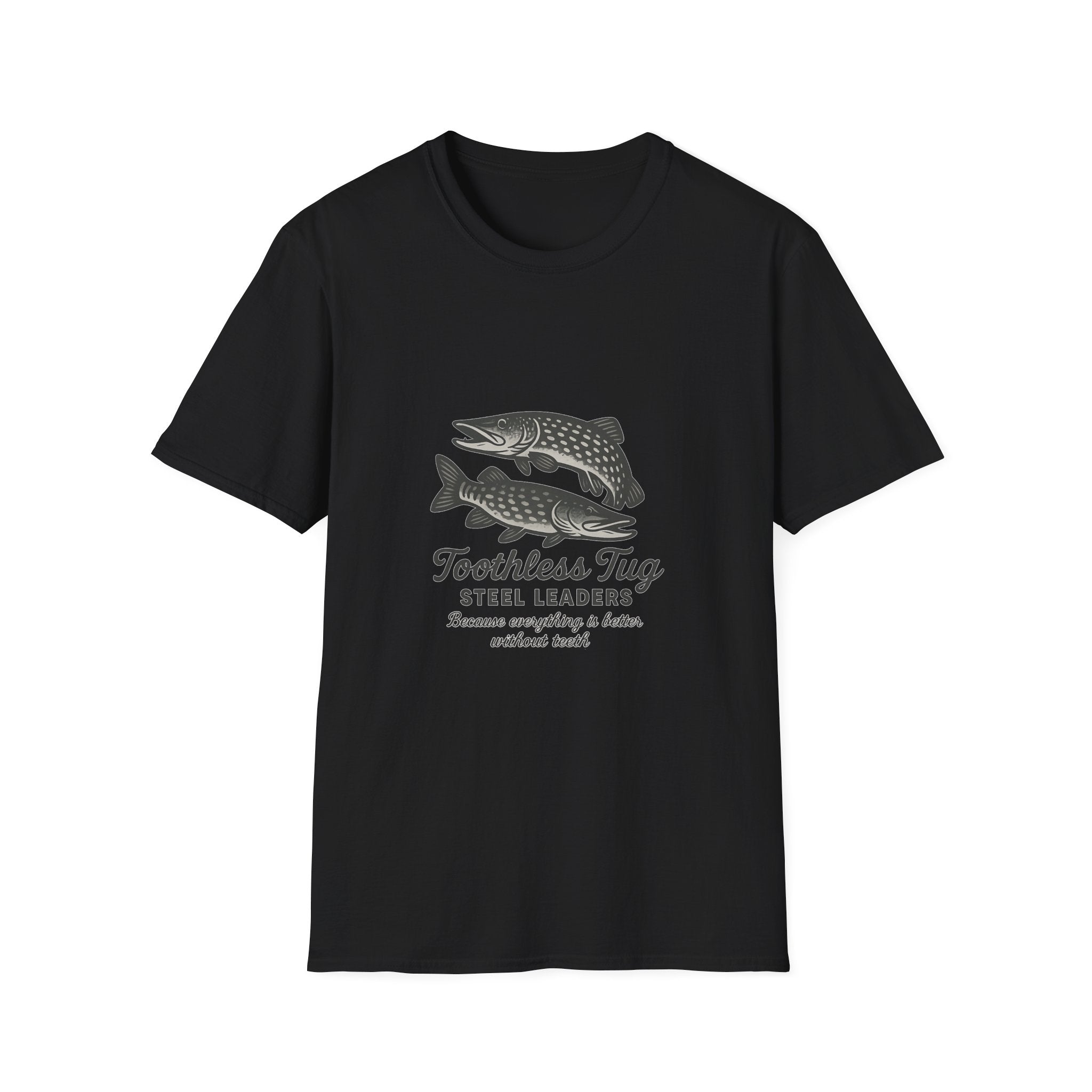 Toothless Tug Steel Leaders Fishing T-Shirt —  Tee