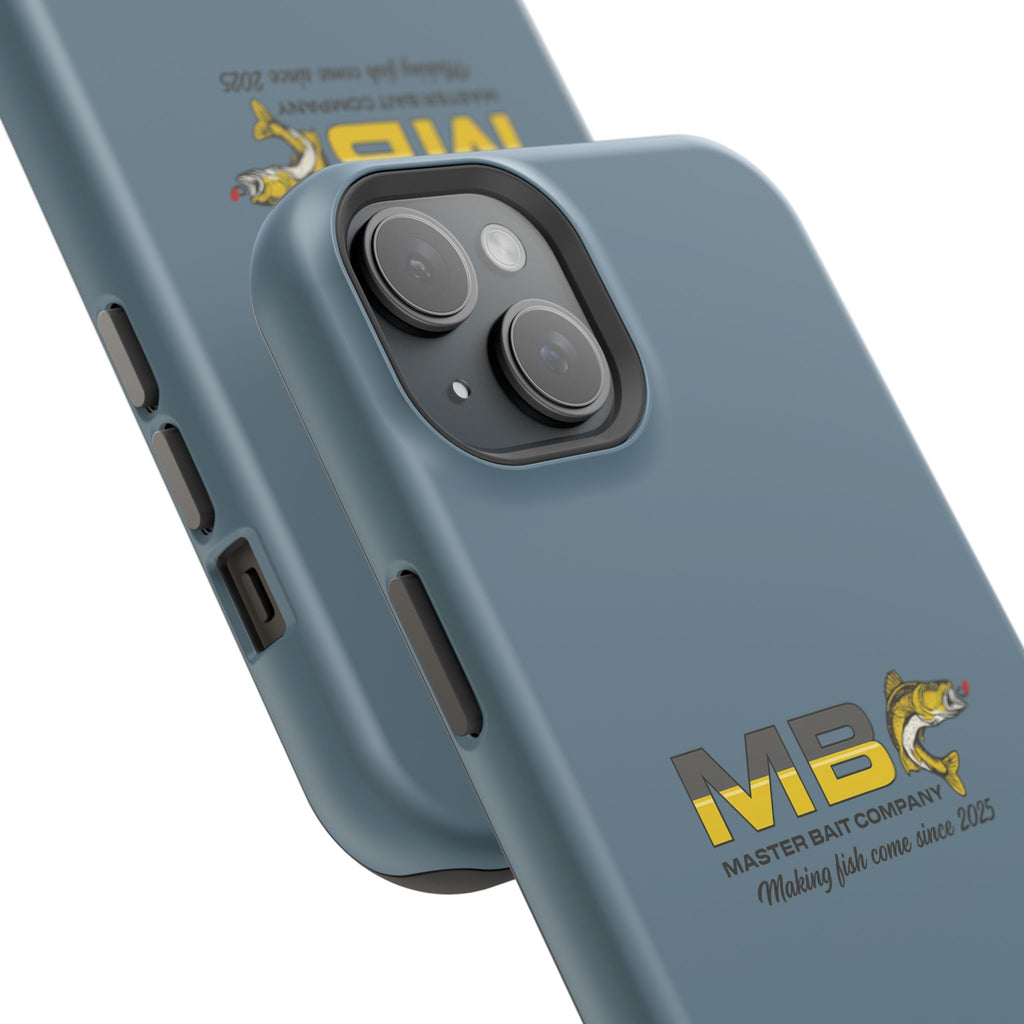 Impact-Resistant Phone Case — MB Master Bait Company Logo (Fishing Theme)