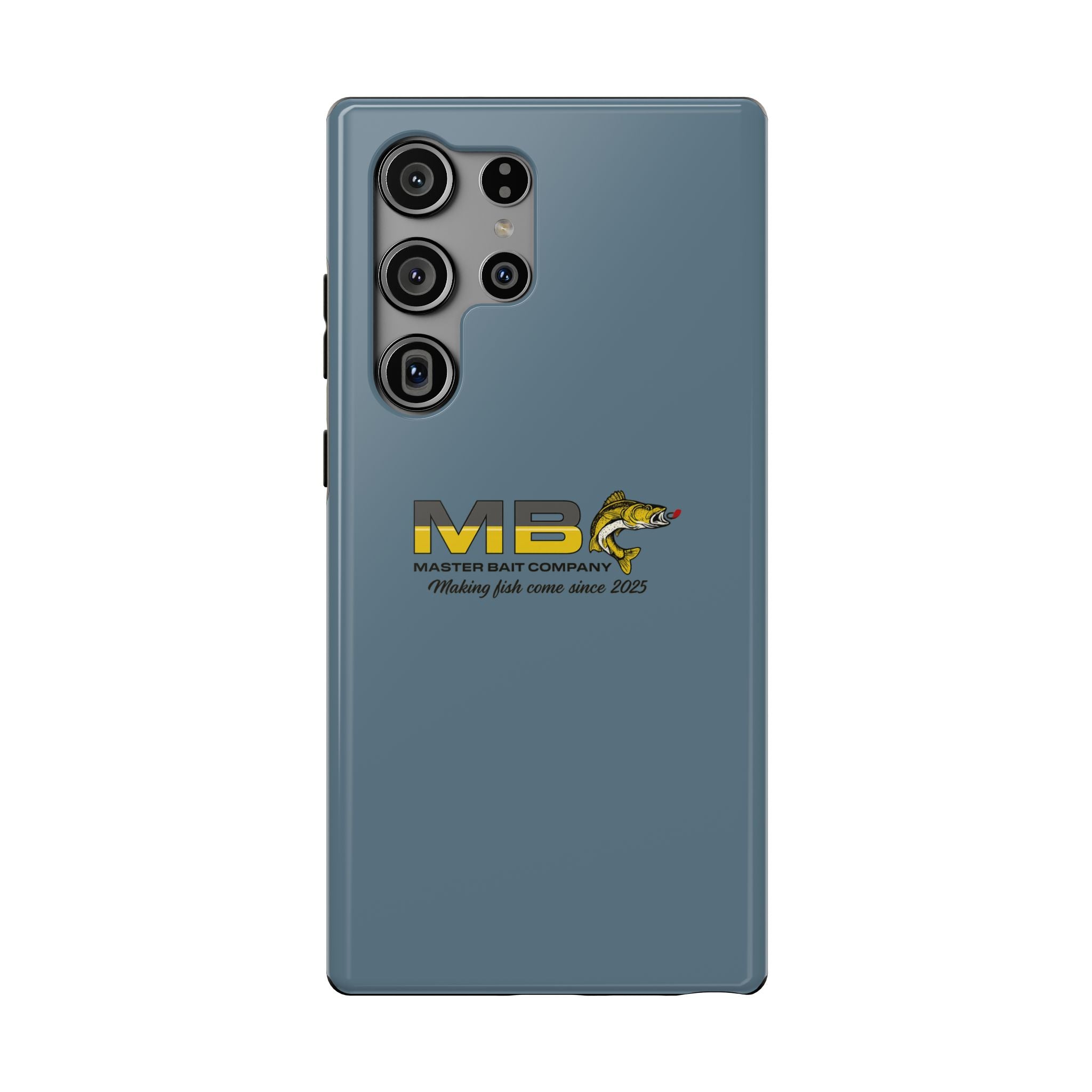 Impact-Resistant Phone Case — MB Master Bait Company Logo (Fishing Theme)