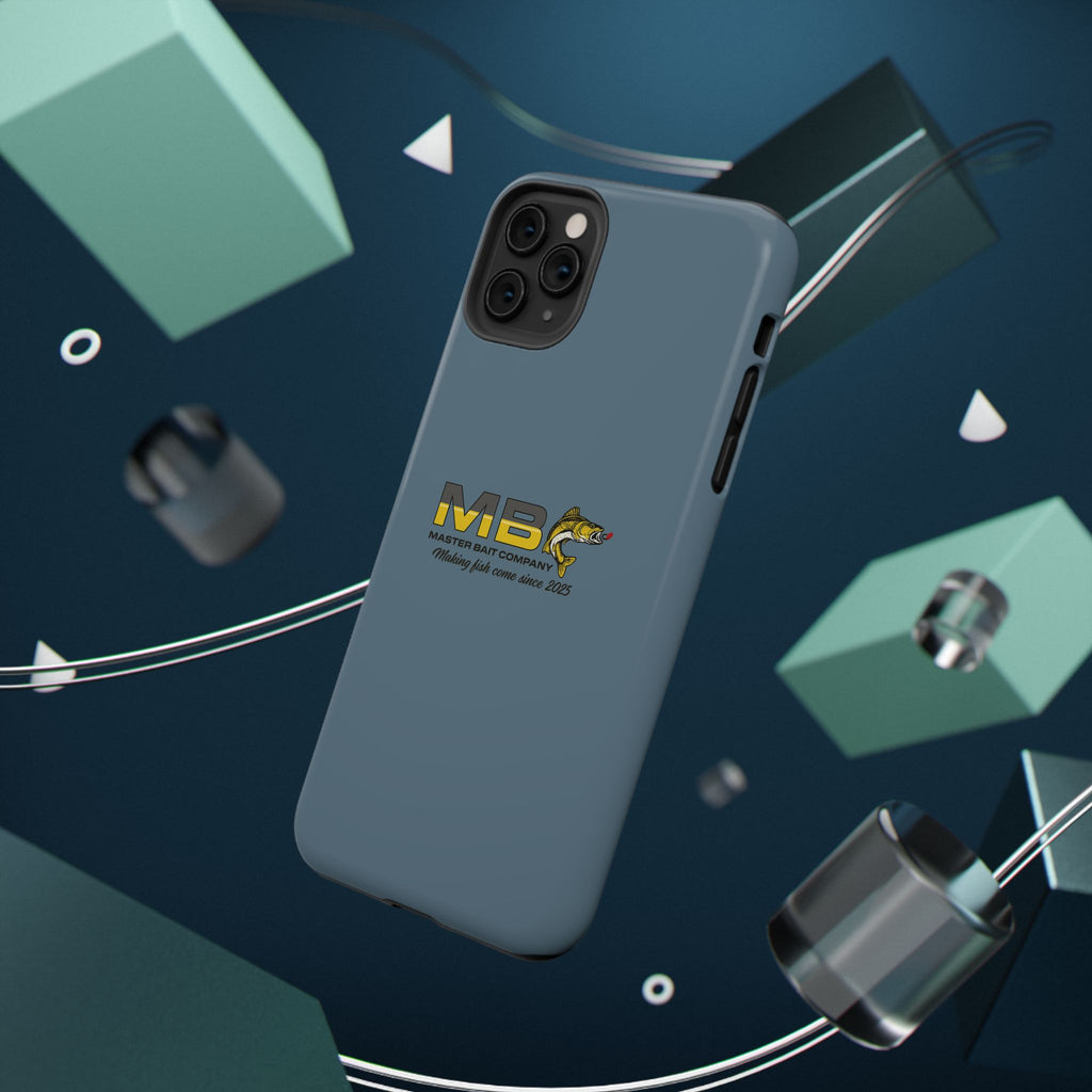Impact-Resistant Phone Case — MB Master Bait Company Logo (Fishing Theme)