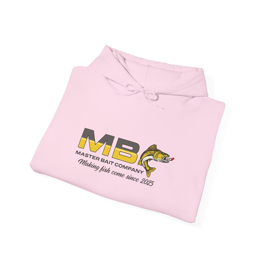 Master Bait Company Fishing Hoodie - ‘‘Making Fish Come Since 2025’’ Crew Hooded Sweatshirt