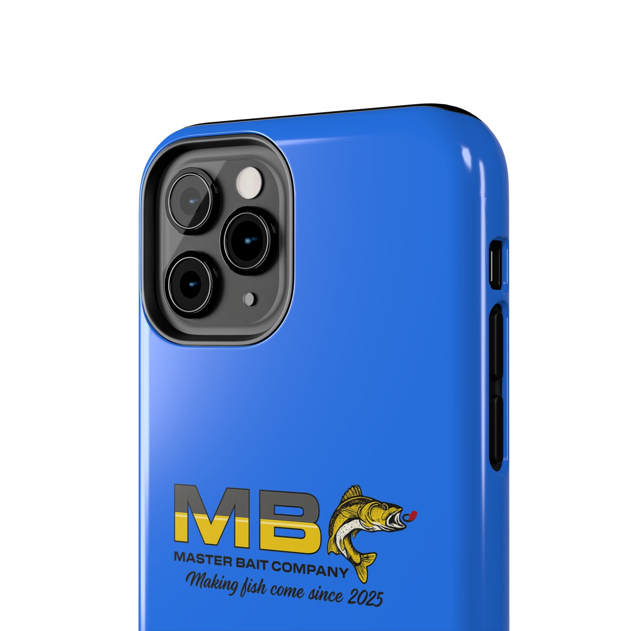 Tough Phone Case - Master Bait Co. Fishing Logo, 'Making Fish Come Since 2025'