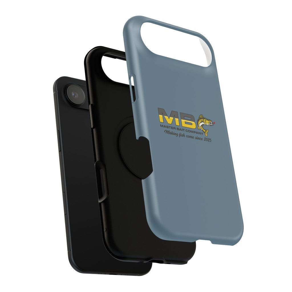 Impact-Resistant Phone Case — MB Master Bait Company Logo (Fishing Theme)