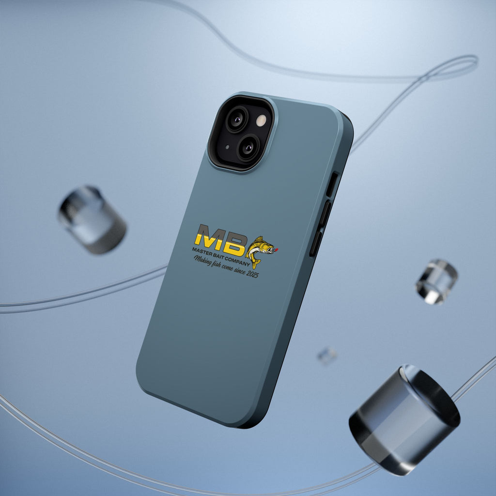 Impact-Resistant Phone Case — MB Master Bait Company Logo (Fishing Theme)