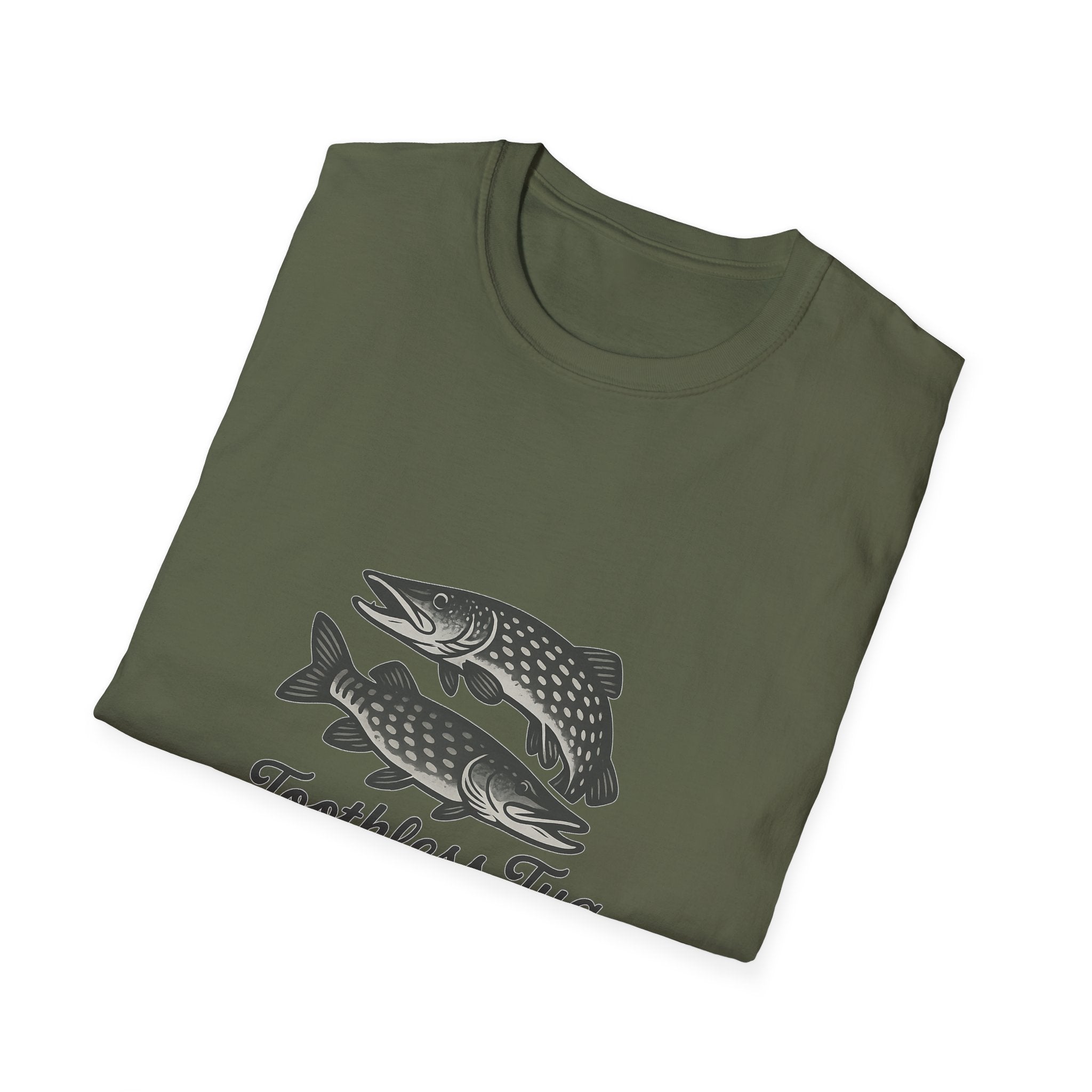 Toothless Tug Steel Leaders Fishing T-Shirt —  Tee