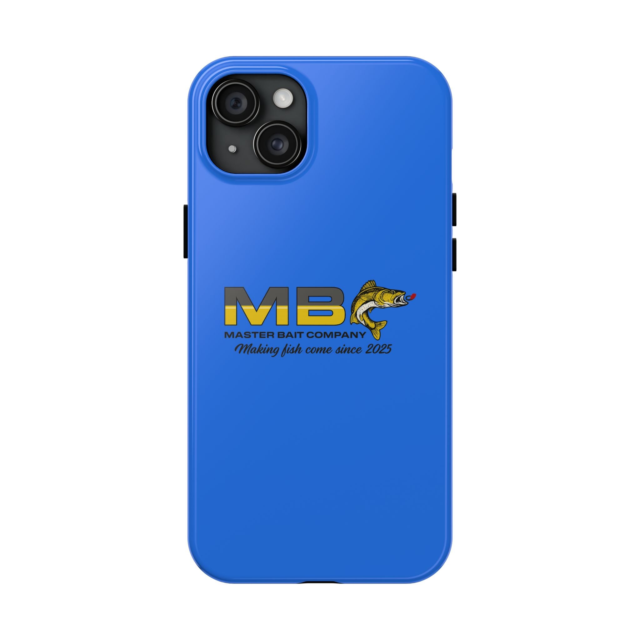 Tough Phone Case - Master Bait Co. Fishing Logo, 'Making Fish Come Since 2025'