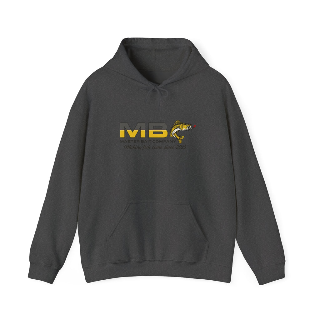Master Bait Company Fishing Hoodie - ‘‘Making Fish Come Since 2025’’ Crew Hooded Sweatshirt
