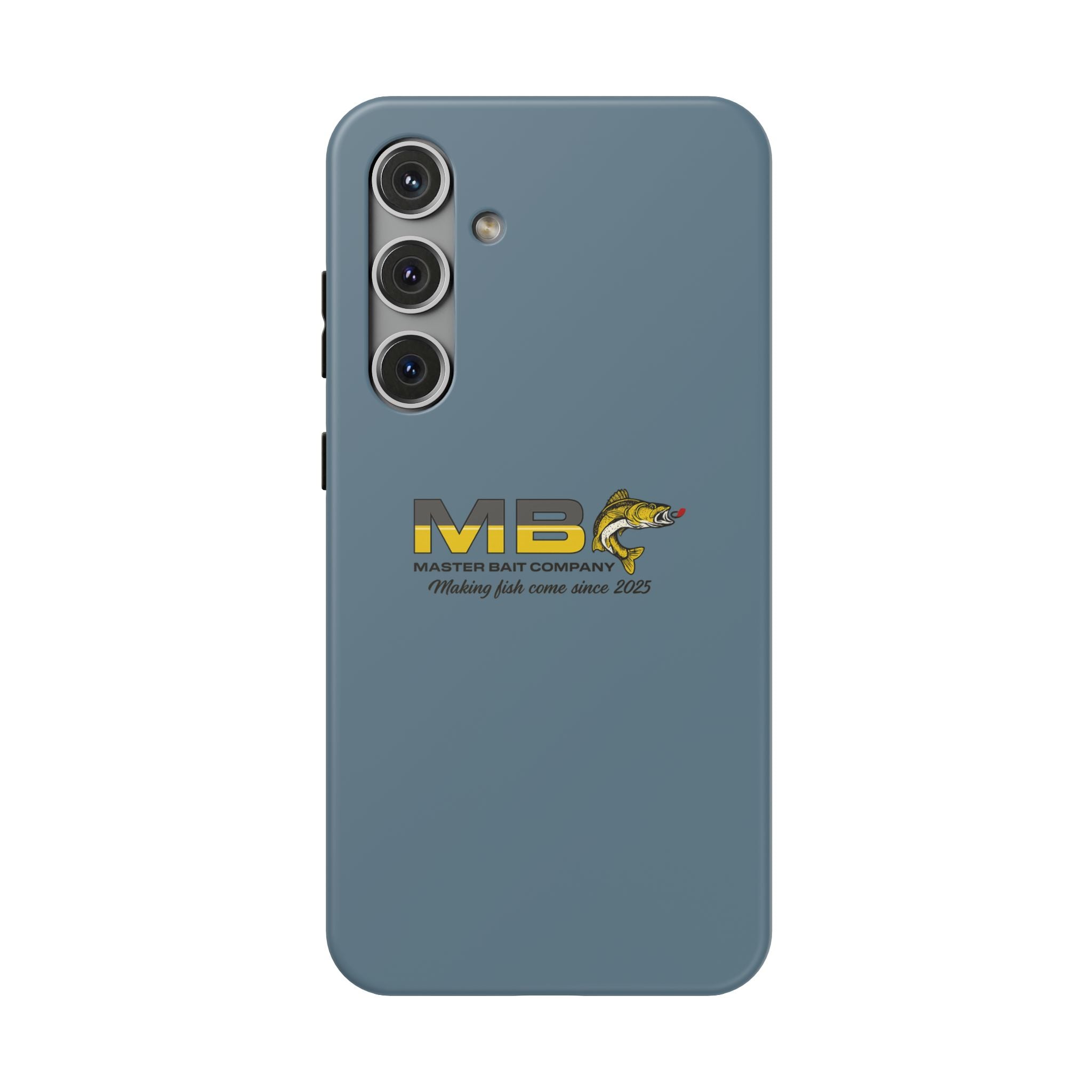 Impact-Resistant Phone Case — MB Master Bait Company Logo (Fishing Theme)