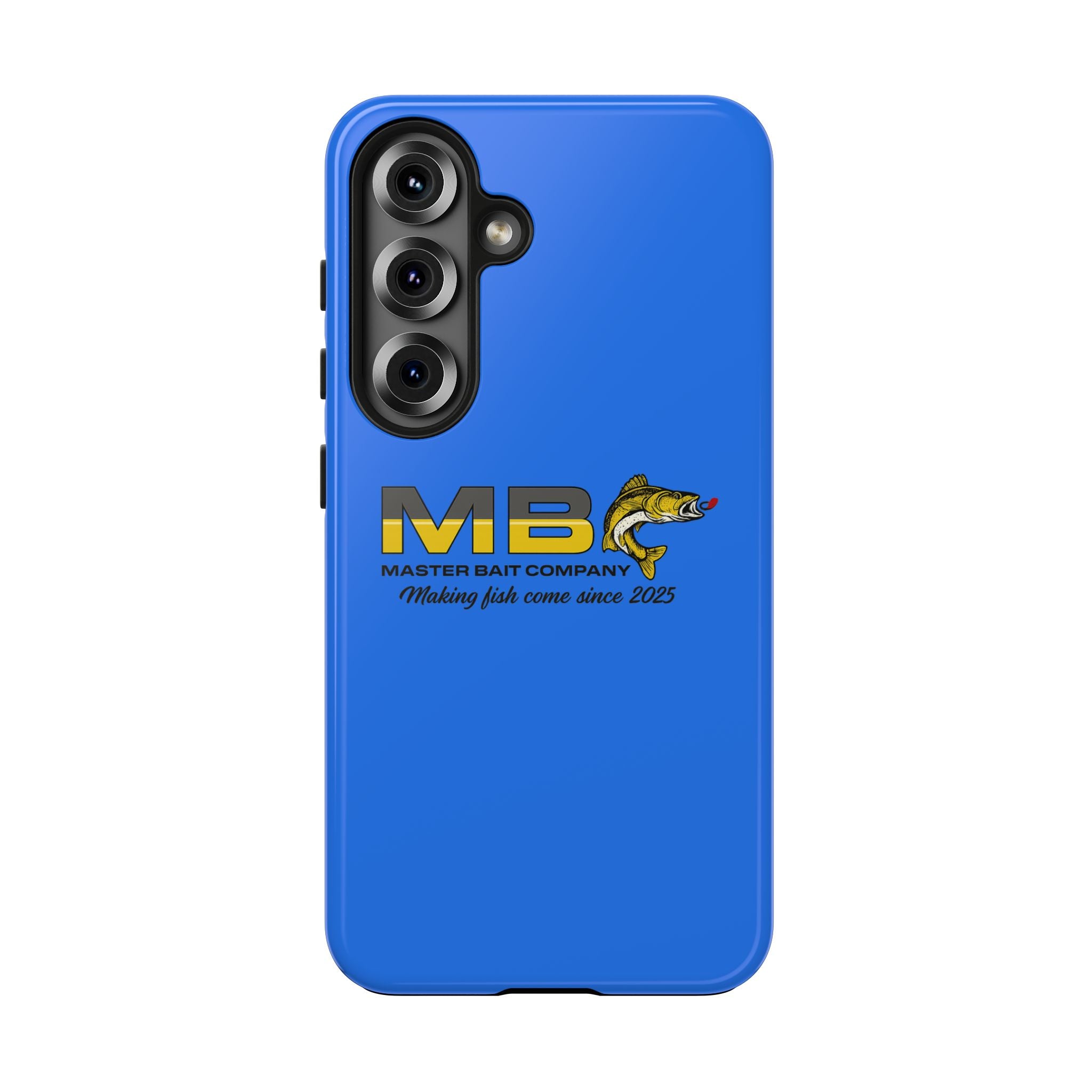 Tough Phone Case - Master Bait Co. Fishing Logo, 'Making Fish Come Since 2025'