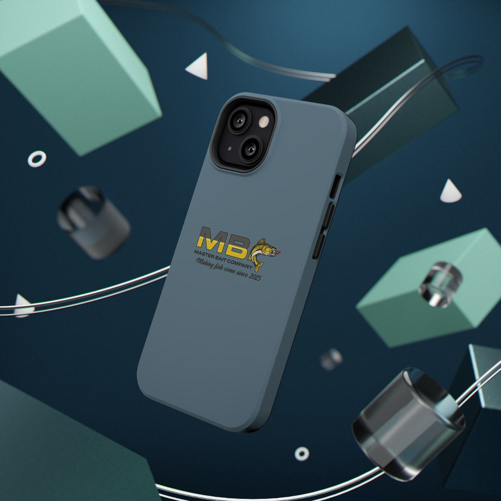Impact-Resistant Phone Case — MB Master Bait Company Logo (Fishing Theme)