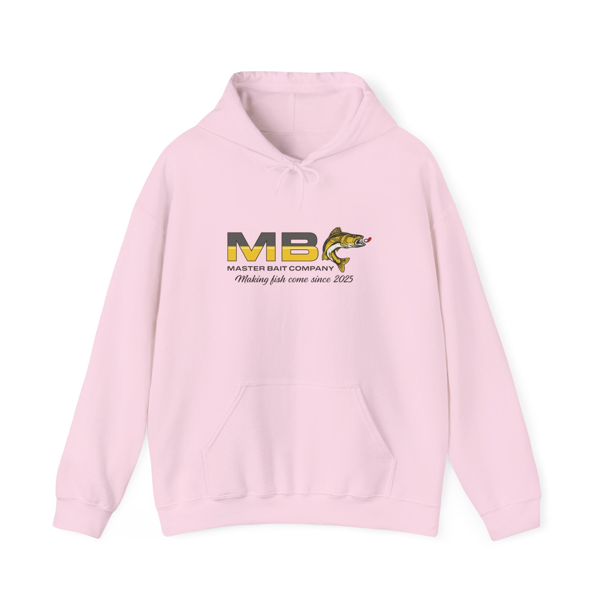 Master Bait Company Fishing Hoodie - ‘‘Making Fish Come Since 2025’’ Crew Hooded Sweatshirt